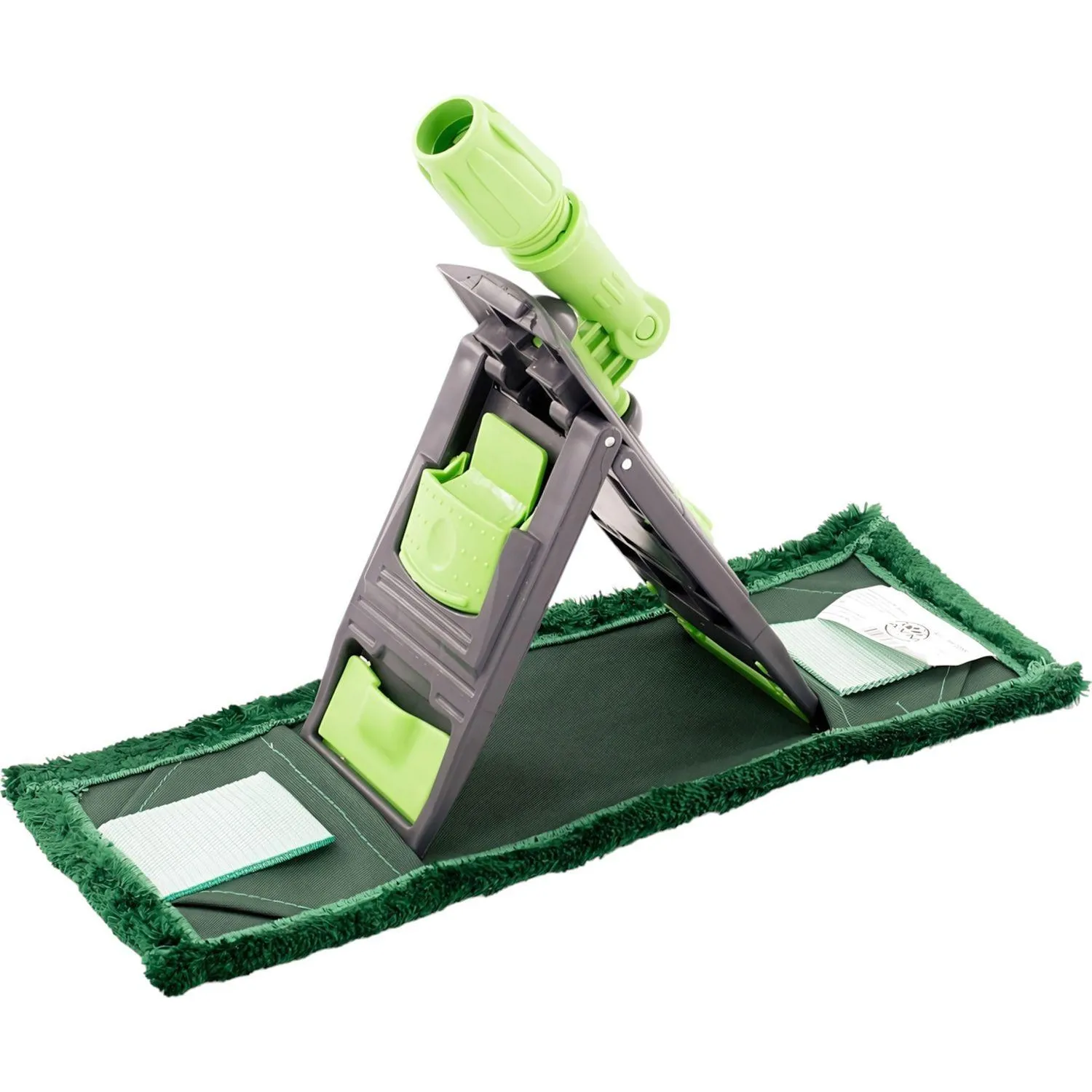 Держатель МОПа универс. пластик 40х11см т.серый/зеленый NPK195 - фото 4