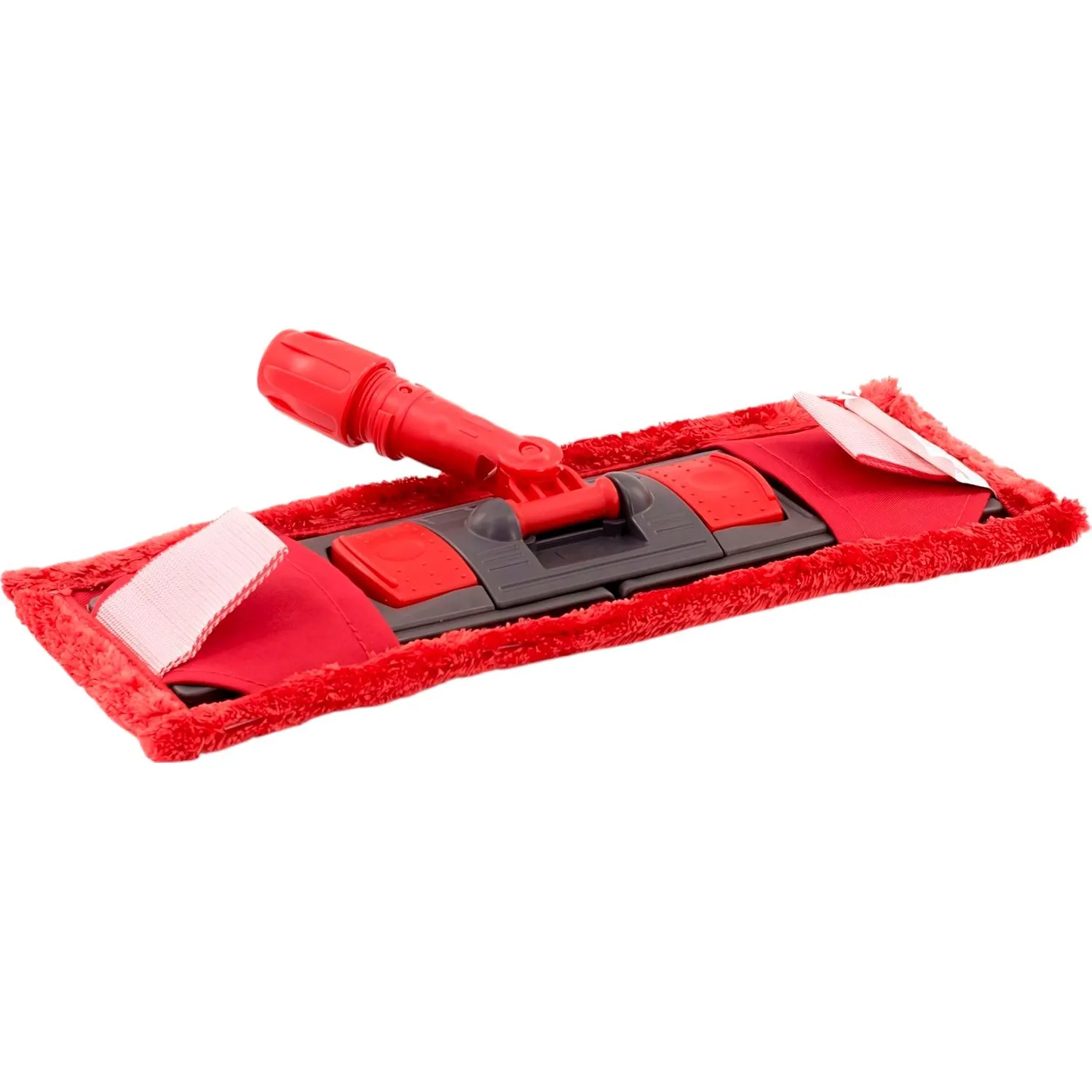 Держатель МОПа универс. пластик 40х11см т.серый/красный NPK195 - фото 2