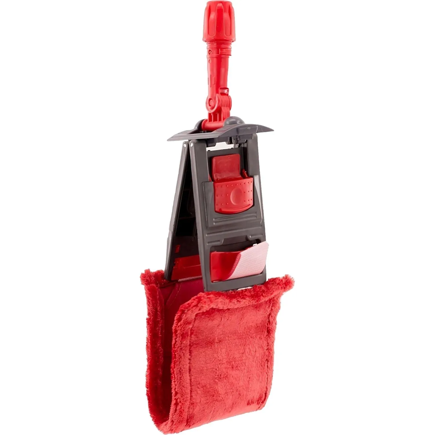 Держатель МОПа универс. пластик 40х11см т.серый/красный NPK195 - фото 5