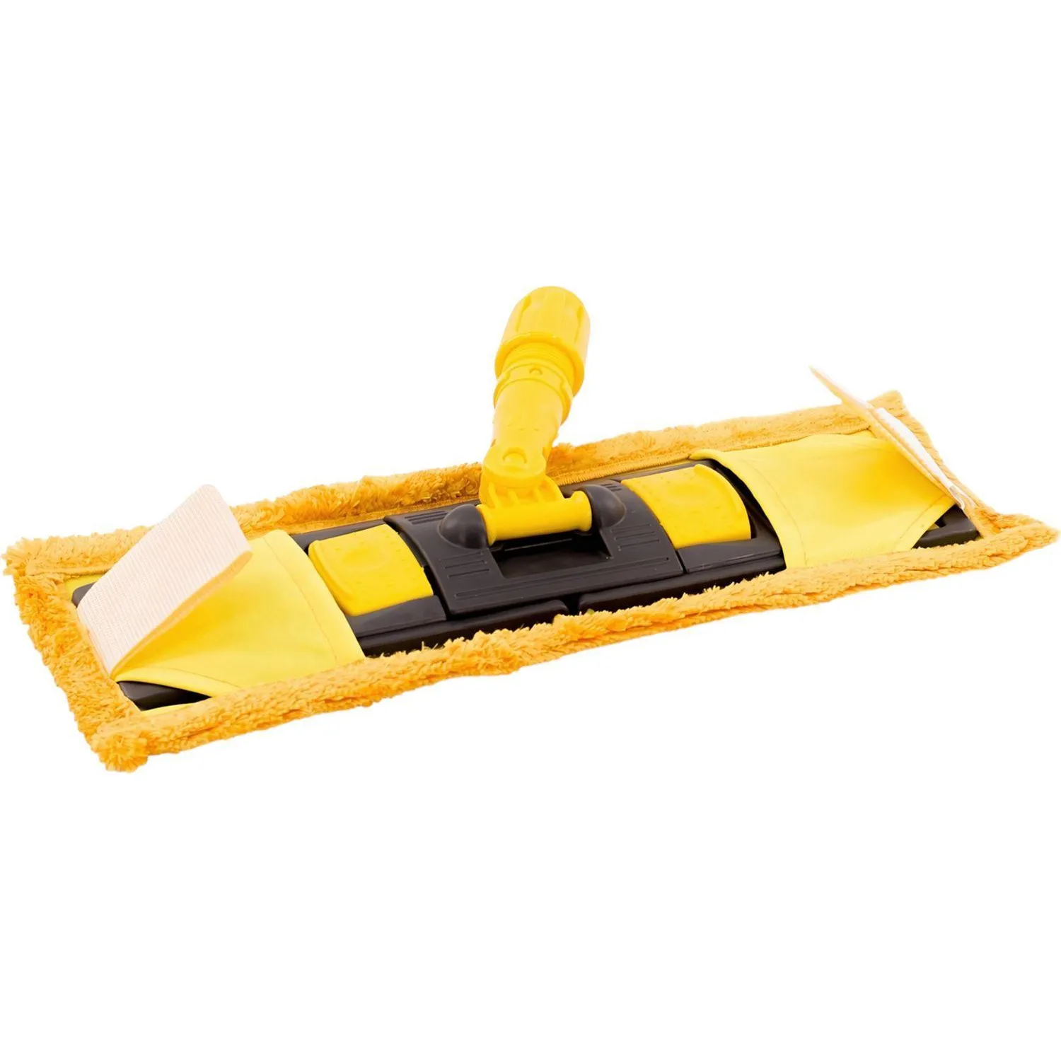 Держатель МОПа универс. пластик 40х11см т.серый/желтый NPK195 - фото 2