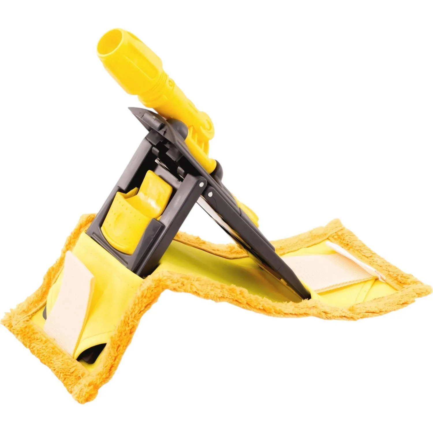 Держатель МОПа универс. пластик 40х11см т.серый/желтый NPK195 - фото 4