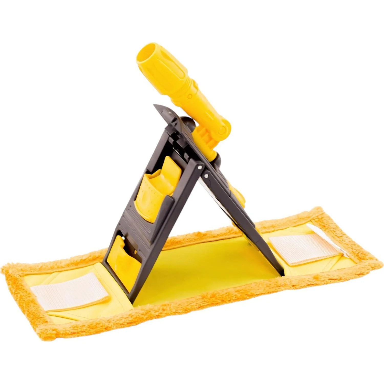 Держатель МОПа универс. пластик 40х11см т.серый/желтый NPK195 - фото 5