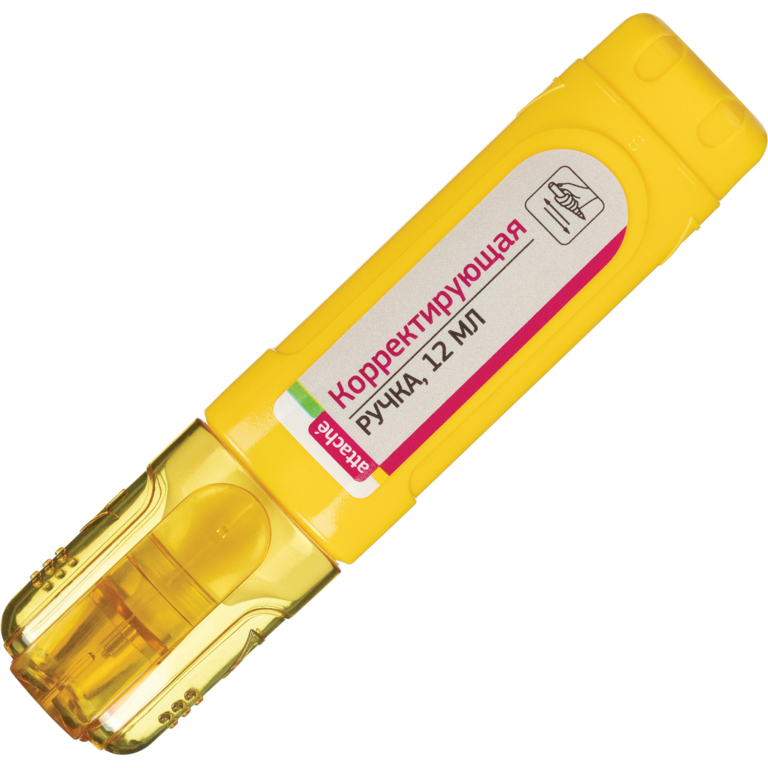 Корректирующий карандаш 12 мл Attache, металлический наконечник Корректирующий карандаш 12 мл Attache, металлический наконечник - фото 5