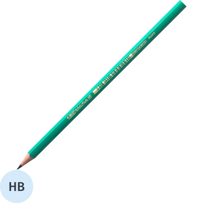 Карандаш чернографитный EVOLUTION ЭКО HB б/ласт пластиковый CO650Франция - фото 1