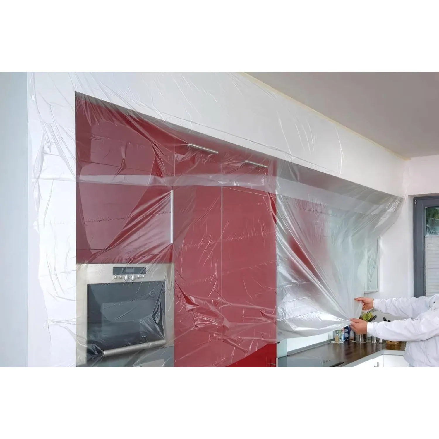 Пленка укрывная ПНД 4м х 5м 12мкм UNIBOB Пленка укрывная ПНД 4м х 5м 12мкм UNIBOB - фото 3