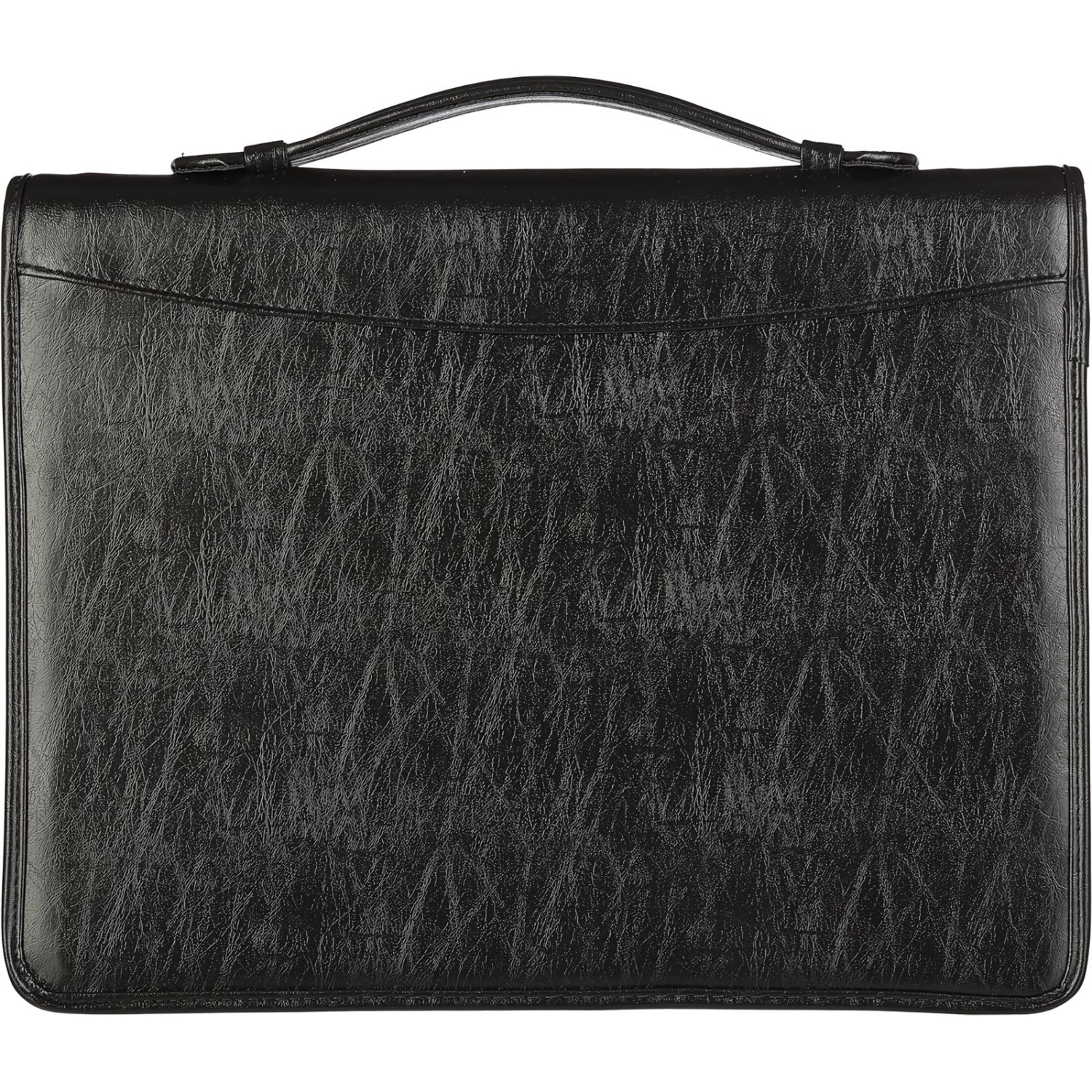 Папка деловая Алекс из искусственной кожи № 161 с ручкой черного цвета - фото 5