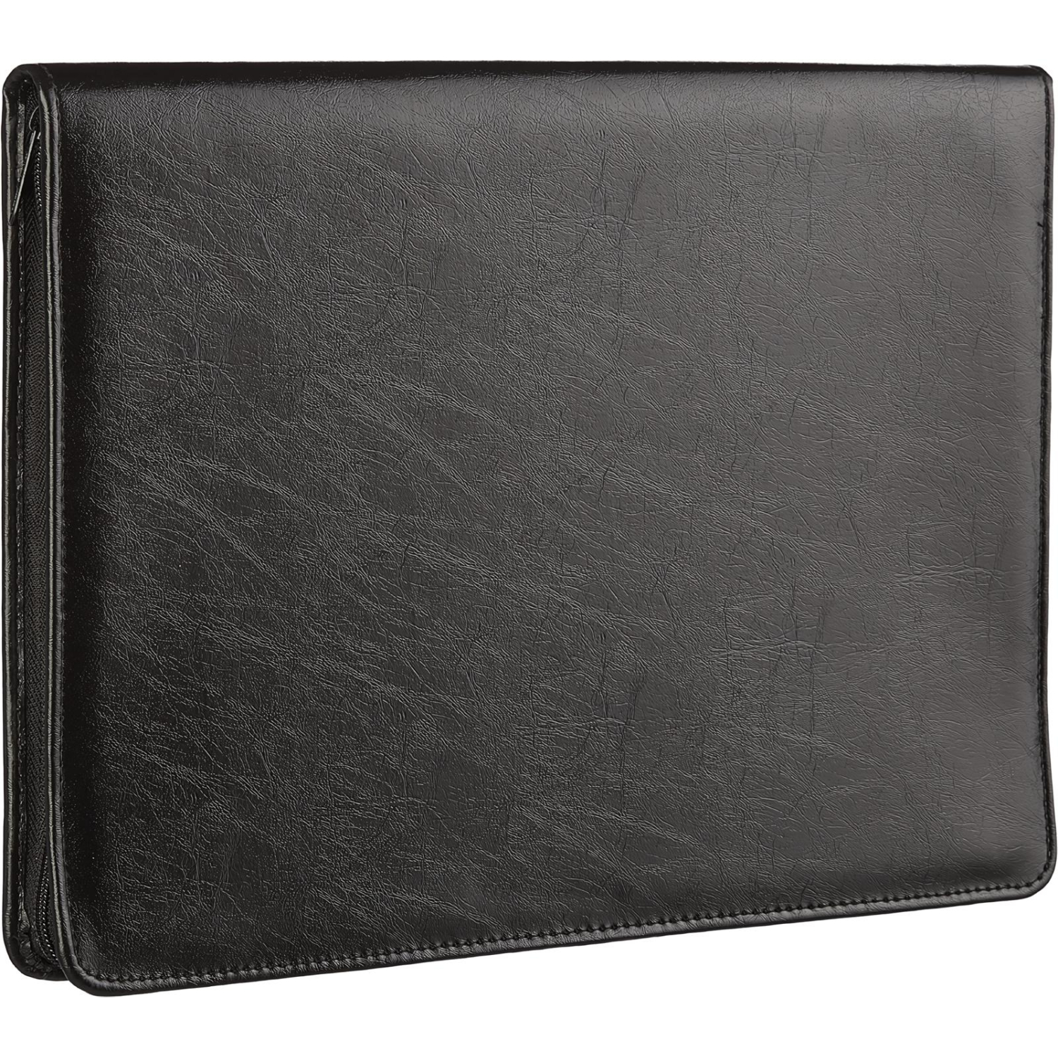 Папка деловая из кож/зам из кож/зам ЛИДЕР м129 с зажимом, черный, Россия - фото 3