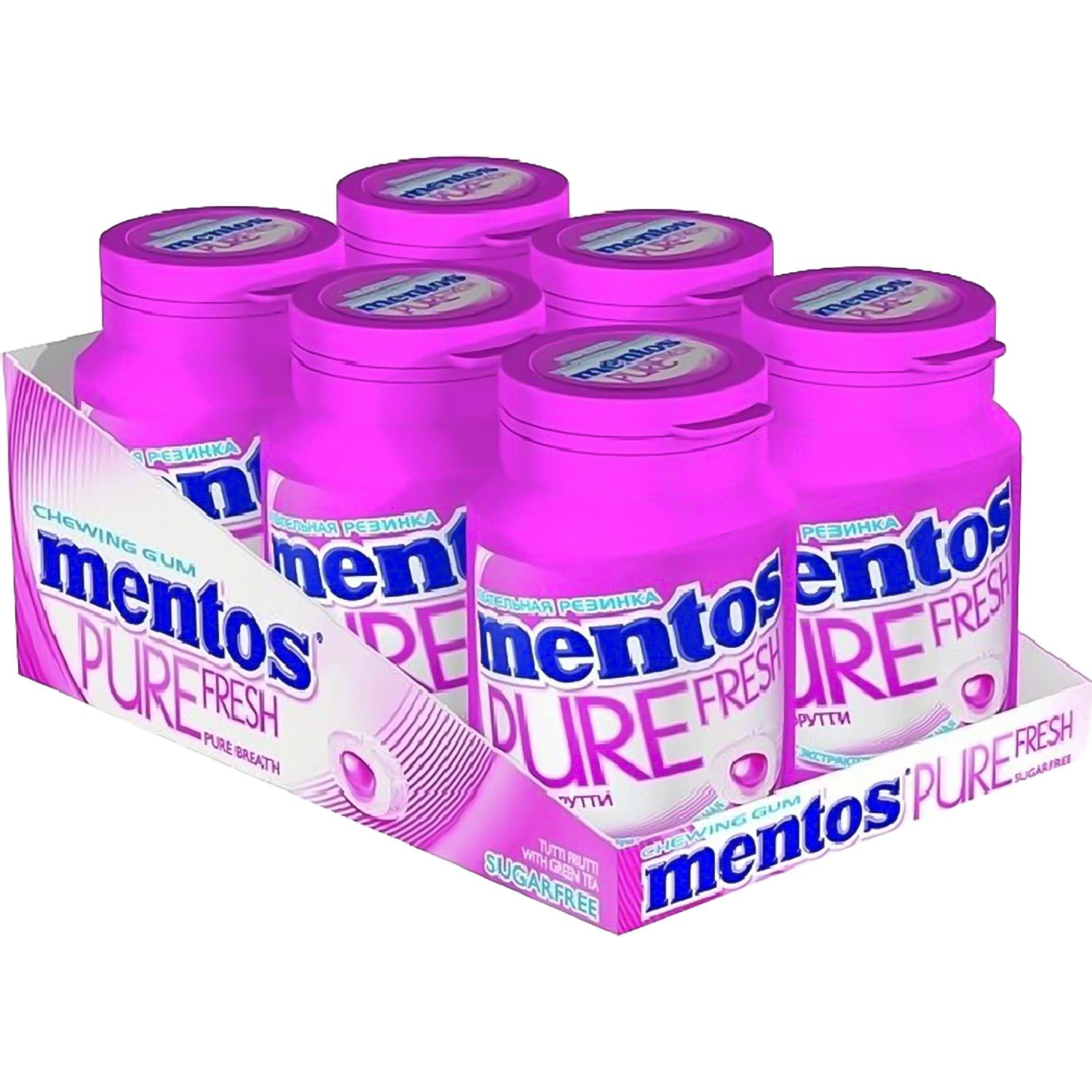 Жевательная резинка Mentos Pure Fresh Тутти-Фрутти, 54г Жевательная резинка Mentos Pure Fresh Тутти-Фрутти, 54г - фото 2