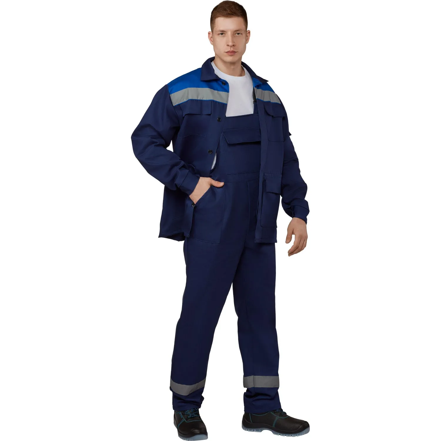 Костюм лет муж (куртка, пк) л05 син/вас 96-100/182-188 (Арсенал-СП) - фото 5