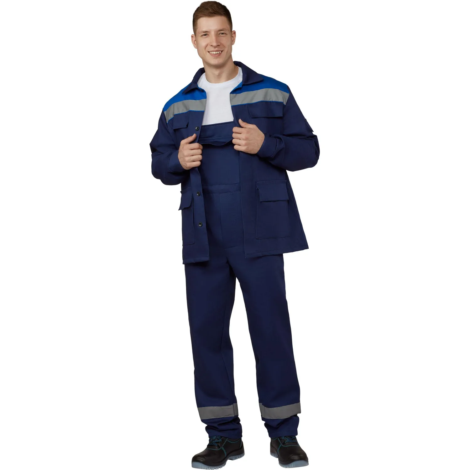 Костюм лет муж (куртка, пк) л05 син/вас 96-100/182-188 (Арсенал-СП) - фото 8