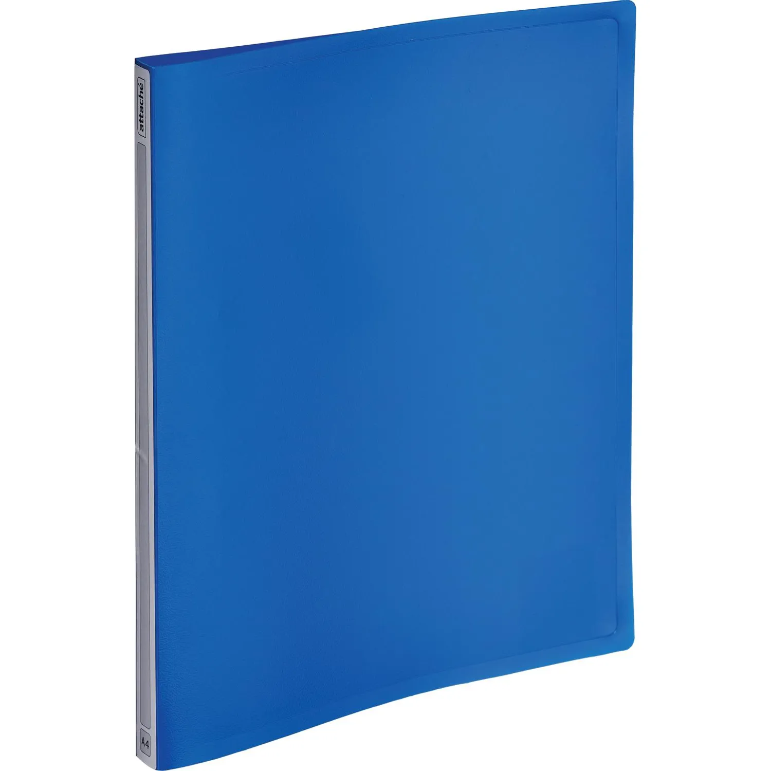 Папка с зажимом метал. Attache 20мм Label синий Папка с зажимом метал. Attache 20мм Label синий - фото 1