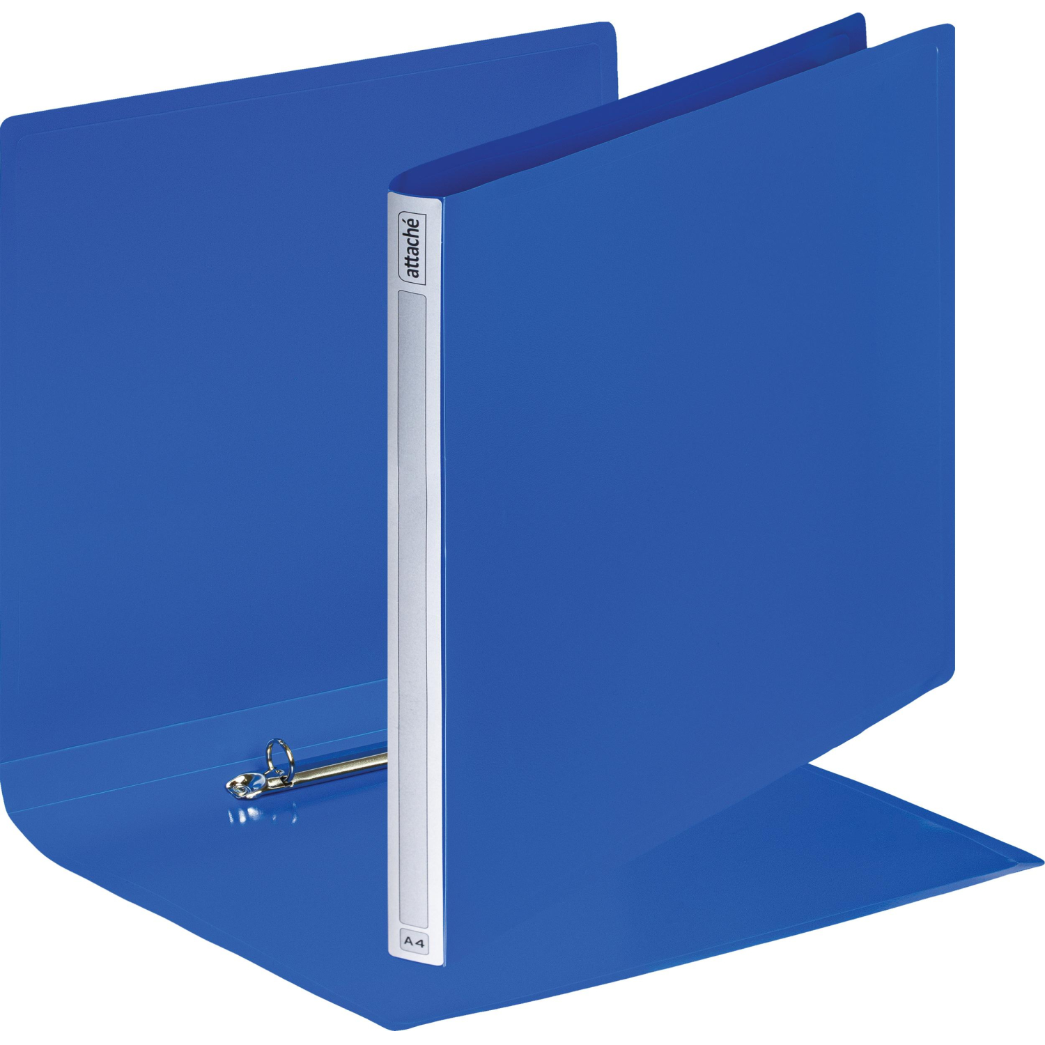 Папка на 2-х кольцах Attache 20мм Label синяя Папка на 2-х кольцах Attache 20мм Label синяя - фото 2