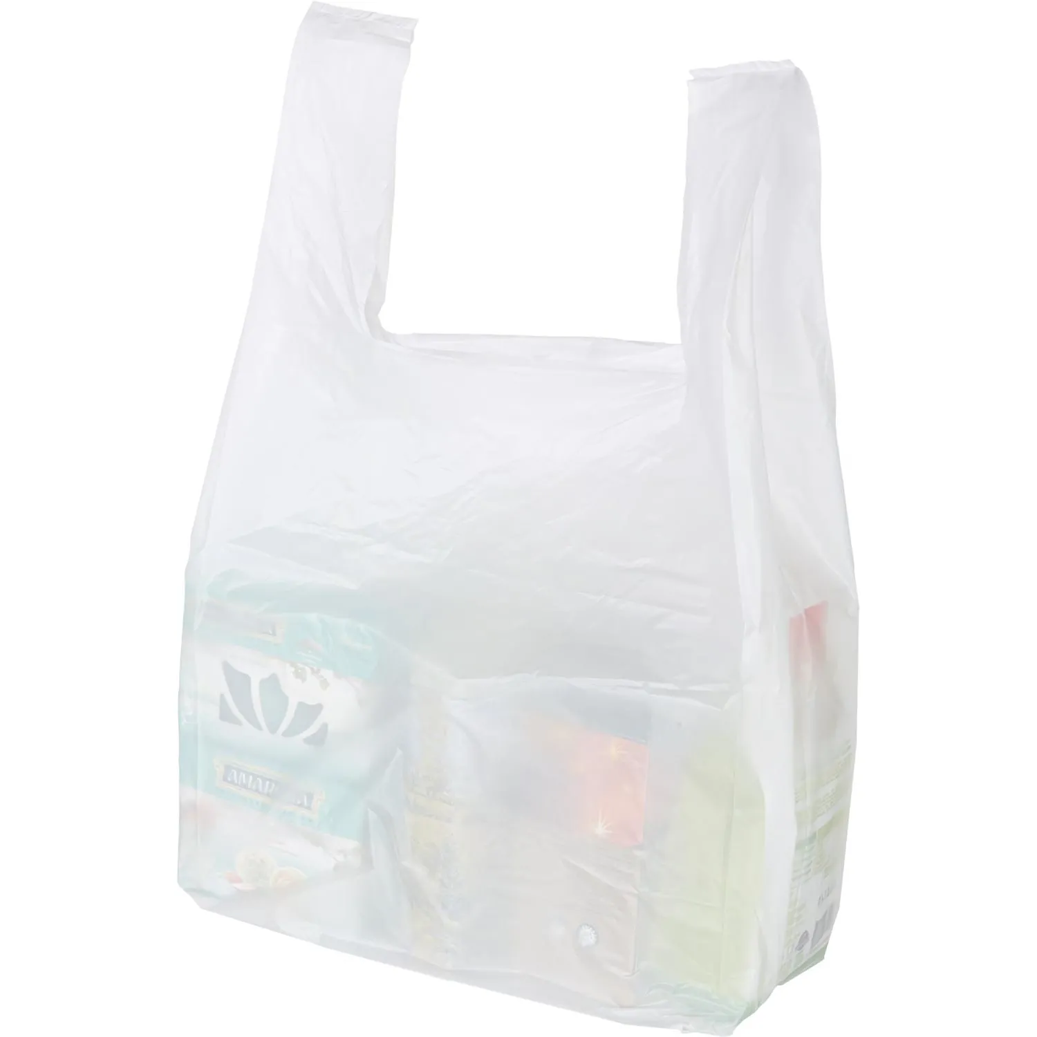 Пакет-майка ПНД 30+18х55., 15мкм ,100шт./уп. белый - фото 4