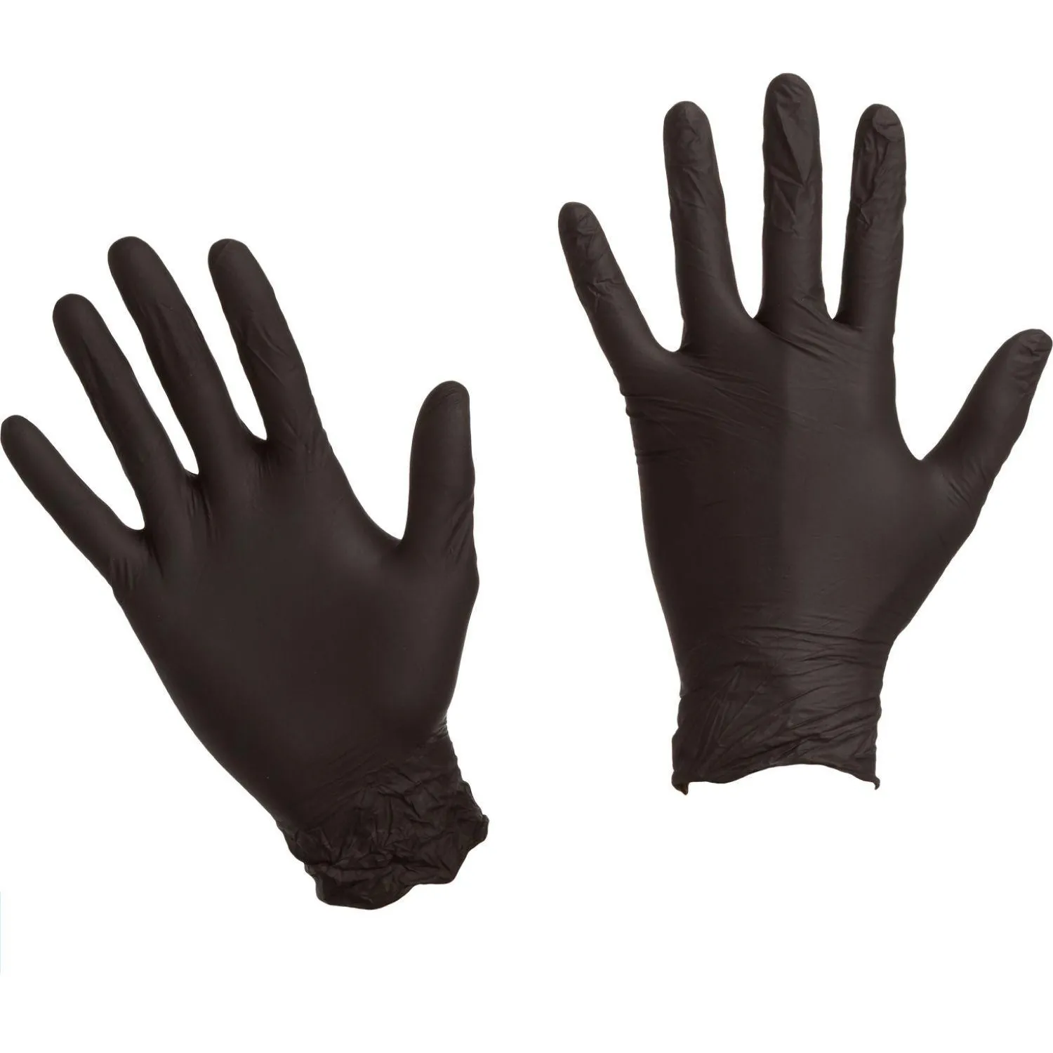 Перчатки однораз. PACLAN нитрил неопудренные черные 407780 р.M 50шт/уп,ПС - фото 3