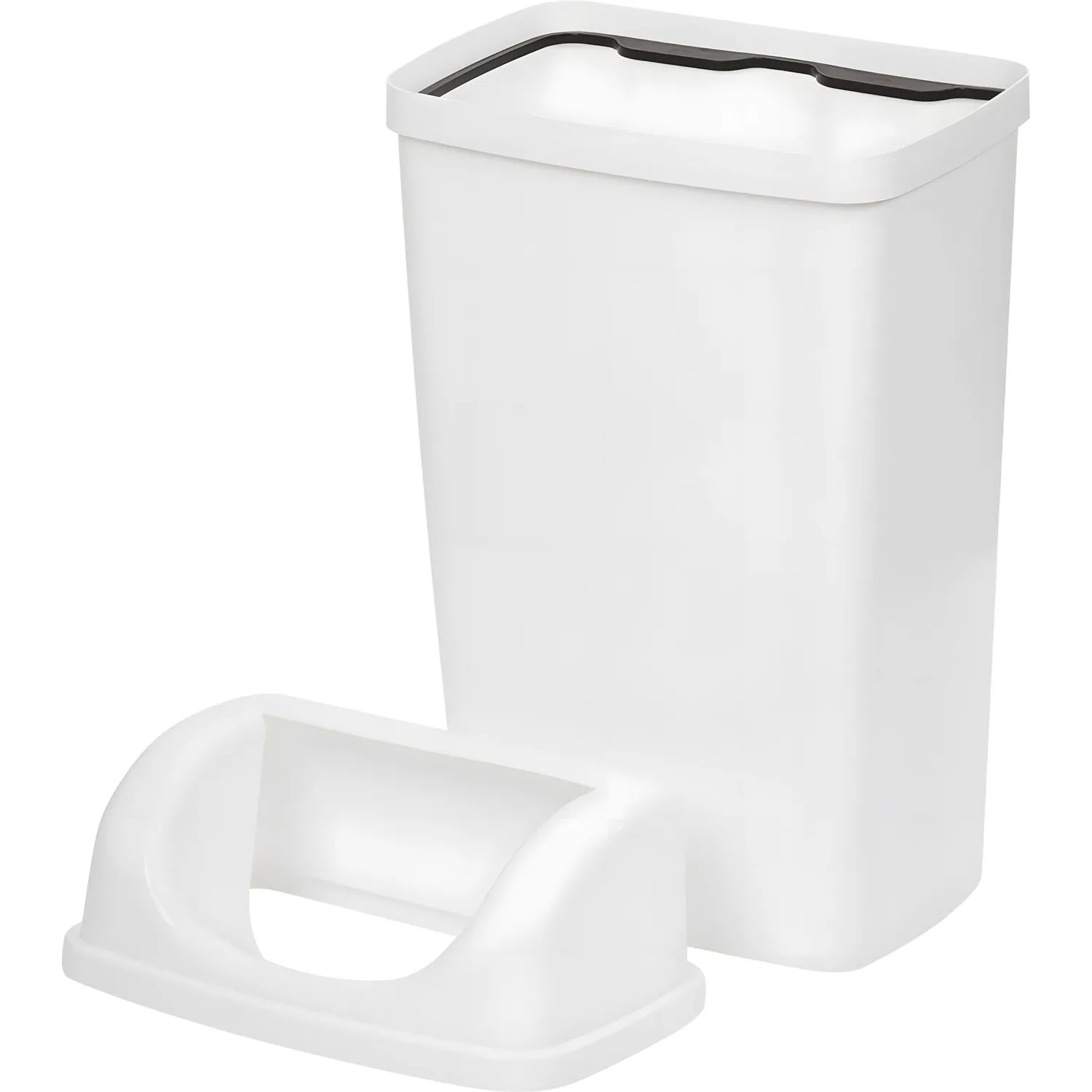 Контейнер для мусора Luscan Professional настенный 50л белый R-3519 - фото 3