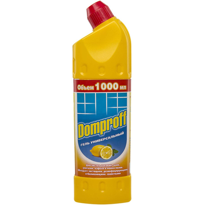 Средство для сантехники универсальное  средство Domproff 1л - фото 4
