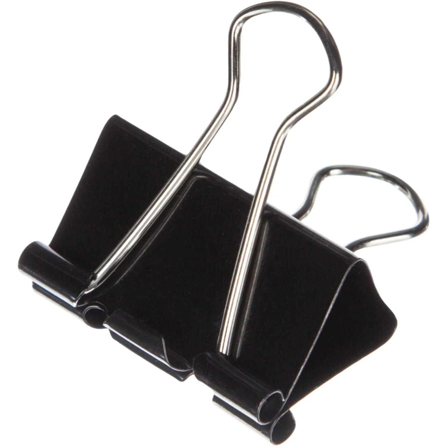 Зажимы для бумаг 32мм 12шт/уп, в карт,кор, цвет черный - фото 6