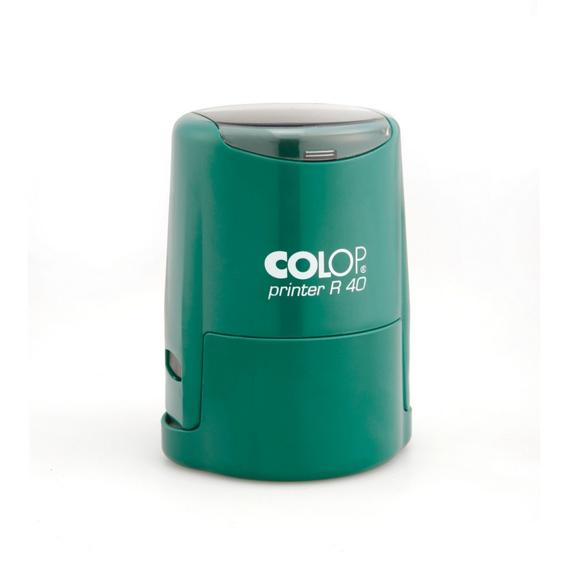 Оснастка для печати круг.с крышкой Pr. R40 бирюзовая Colop Австрия - фото 4