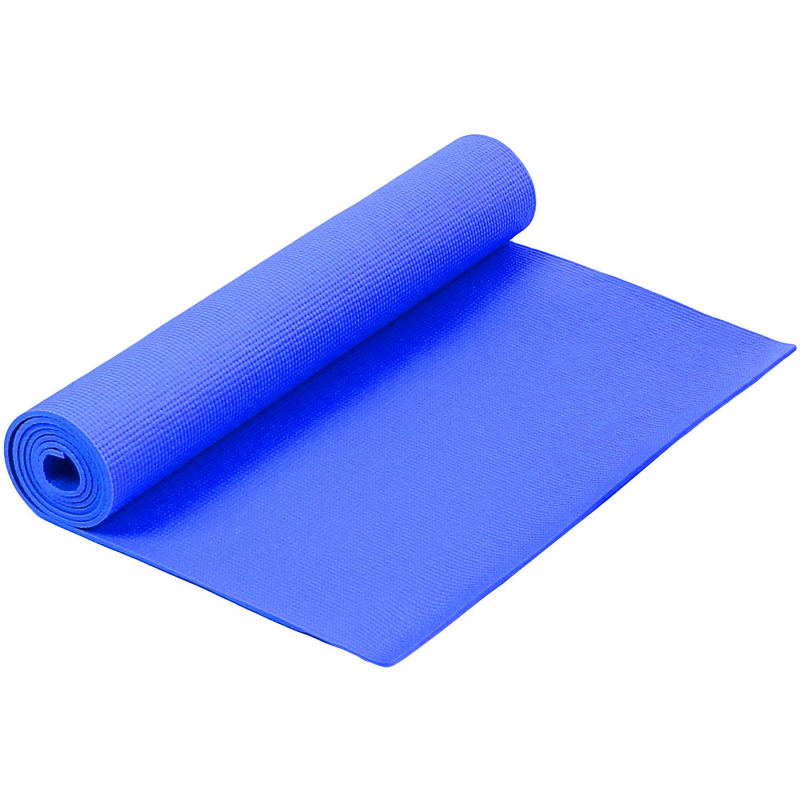 Коврик для фитнеса и йоги  Larsen PVC синий р173х61х0,4см 354071 - фото 3