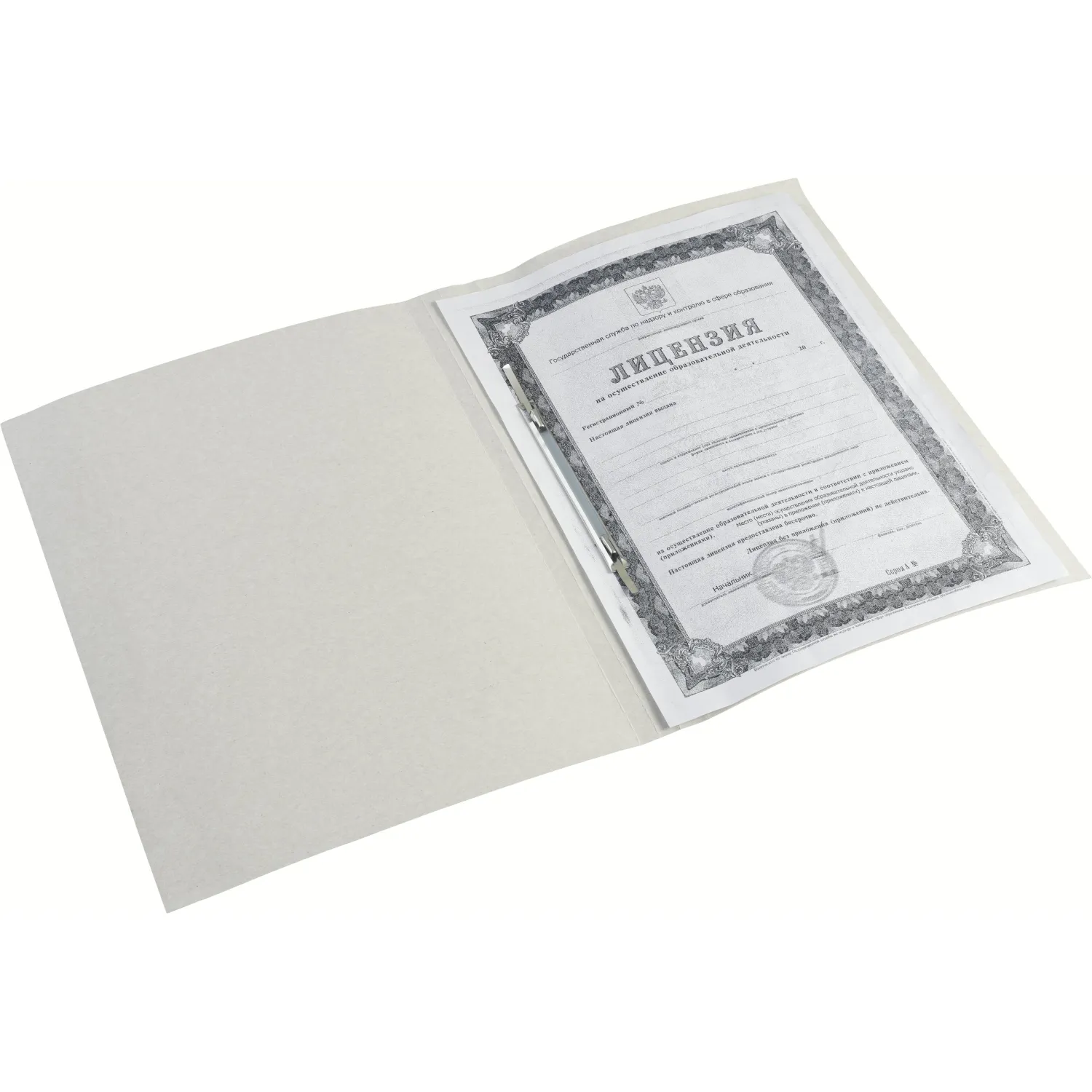 Скоросшиватель картон. ДЕЛО 300 гр/м2  А4 200 лист немелован - фото 5