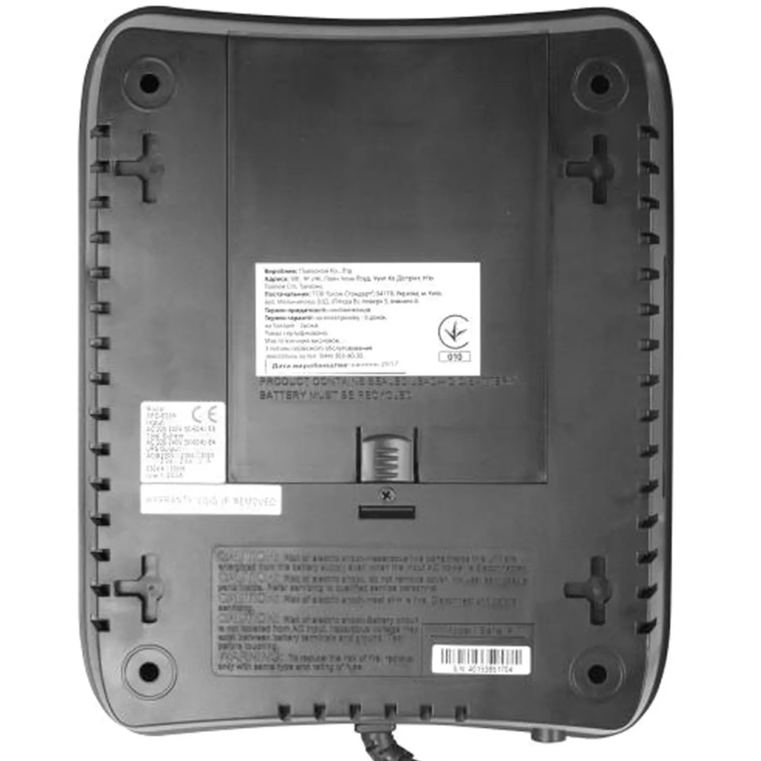 ИБП Powercom Back-UPS SPD-450N OffLine 450VA/270W Schuko 8 EURO розеток - фото 5