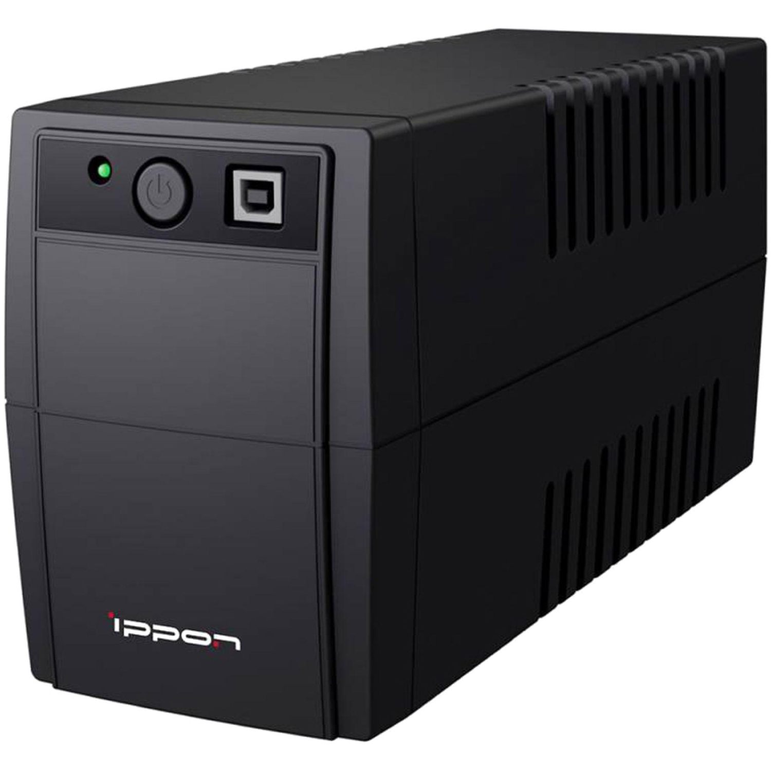 ИБП Ippon Back Basic 1050 Euro 600Вт 1050VA EURO(2) черный - фото 1