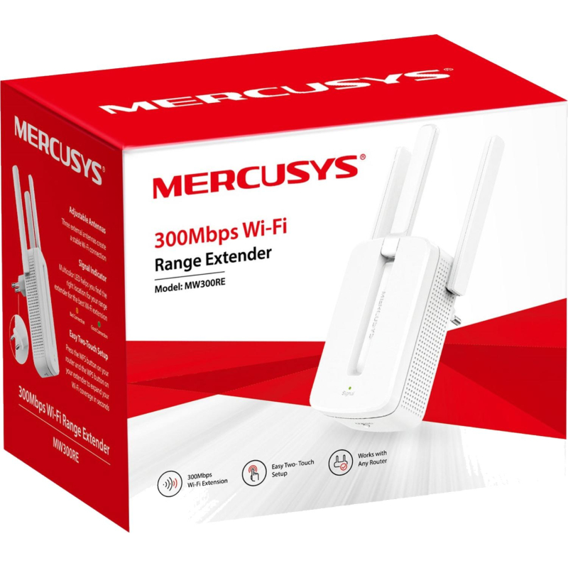 Усилитель сигнала Wi-Fi Mercusys MW300RE - фото 5
