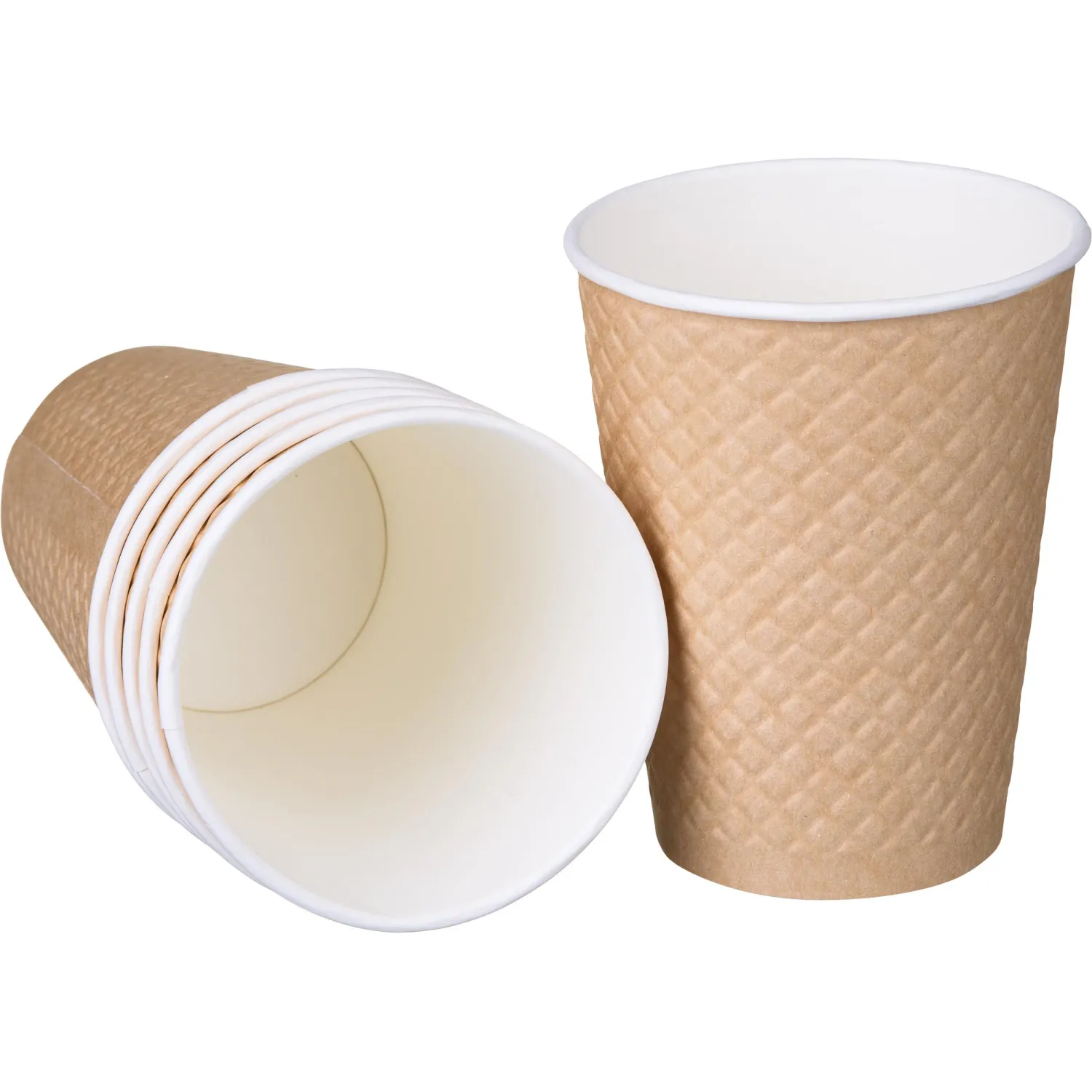 Стакан одноразовый бум двухслойный d-90мм 300мл Waffle Craft (25шт/уп) - фото 2