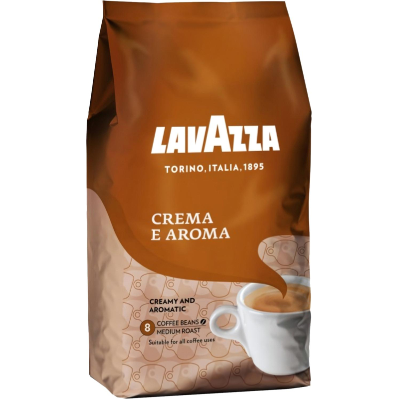 Кофе Lavazza Crema e Aroma в зернах, 1кг (спец) - фото 1