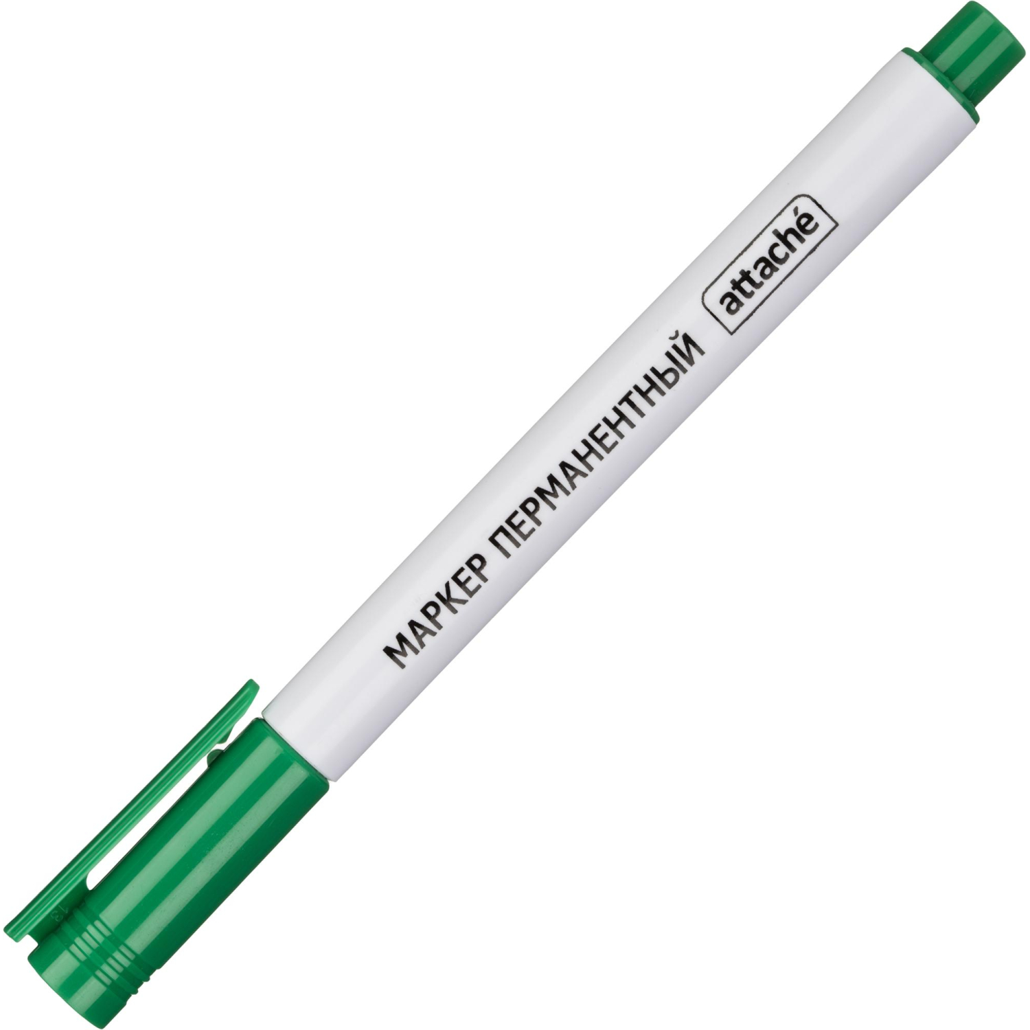 Маркер перманентный ATTACHE зелёный 0,5 мм - фото 2