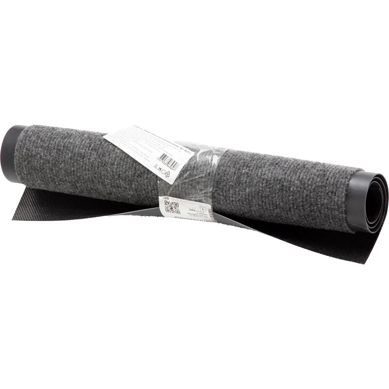 Коврик входной влаговпитывающий 40х60 см серый - фото 5