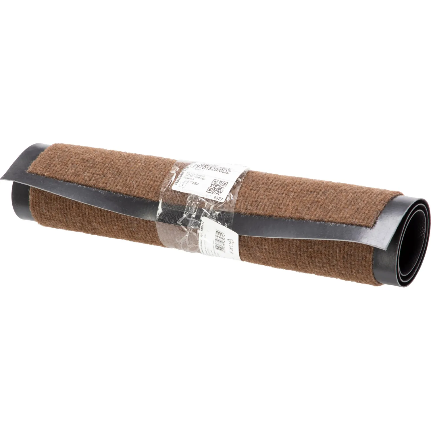 Коврик входной влаговпитывающий 40х60 см коричневый - фото 5