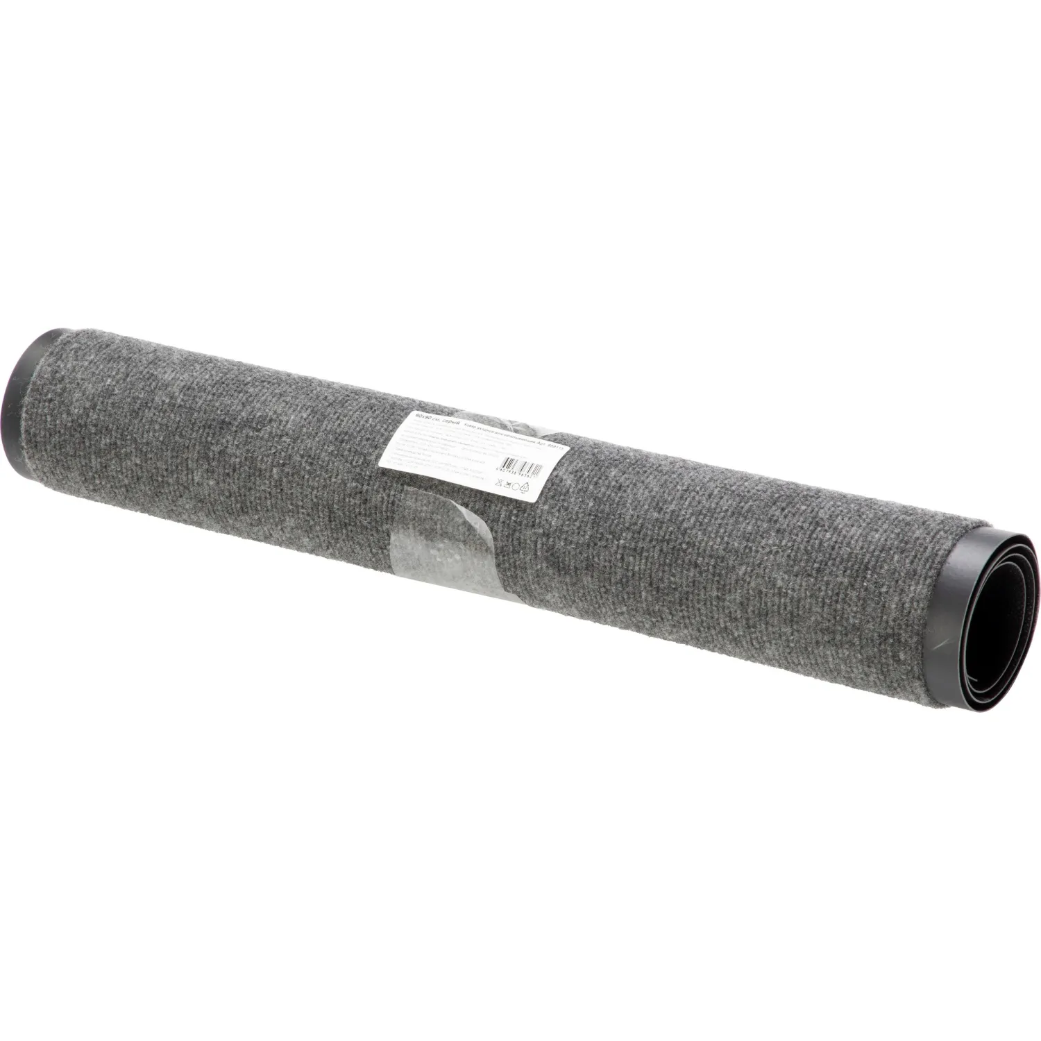 Коврик входной влаговпитывающий 60х90 см серый - фото 5