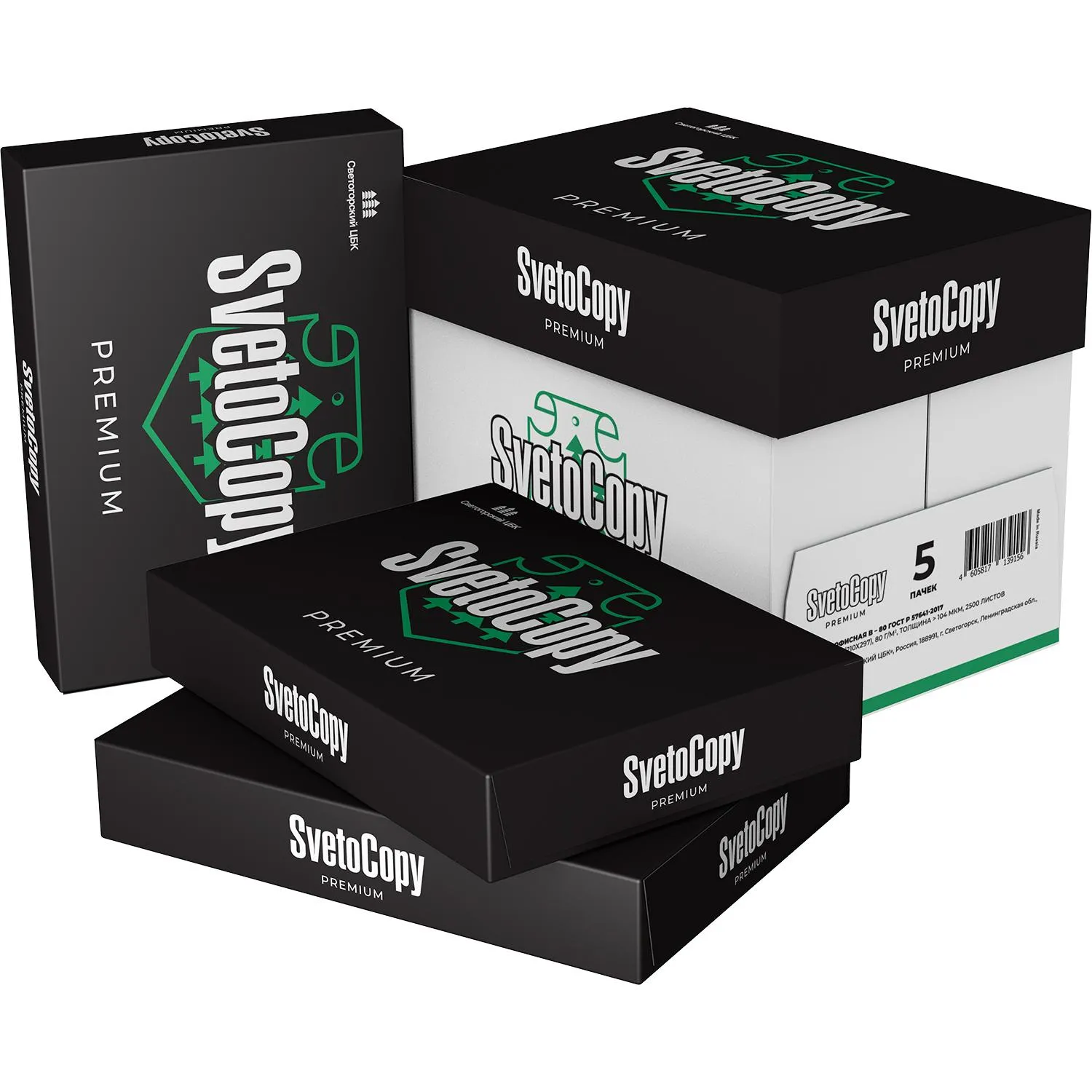 Бумага SvetoCopy Premium (А4, марка А, 80 г/кв.м, 500 л) - фото 2
