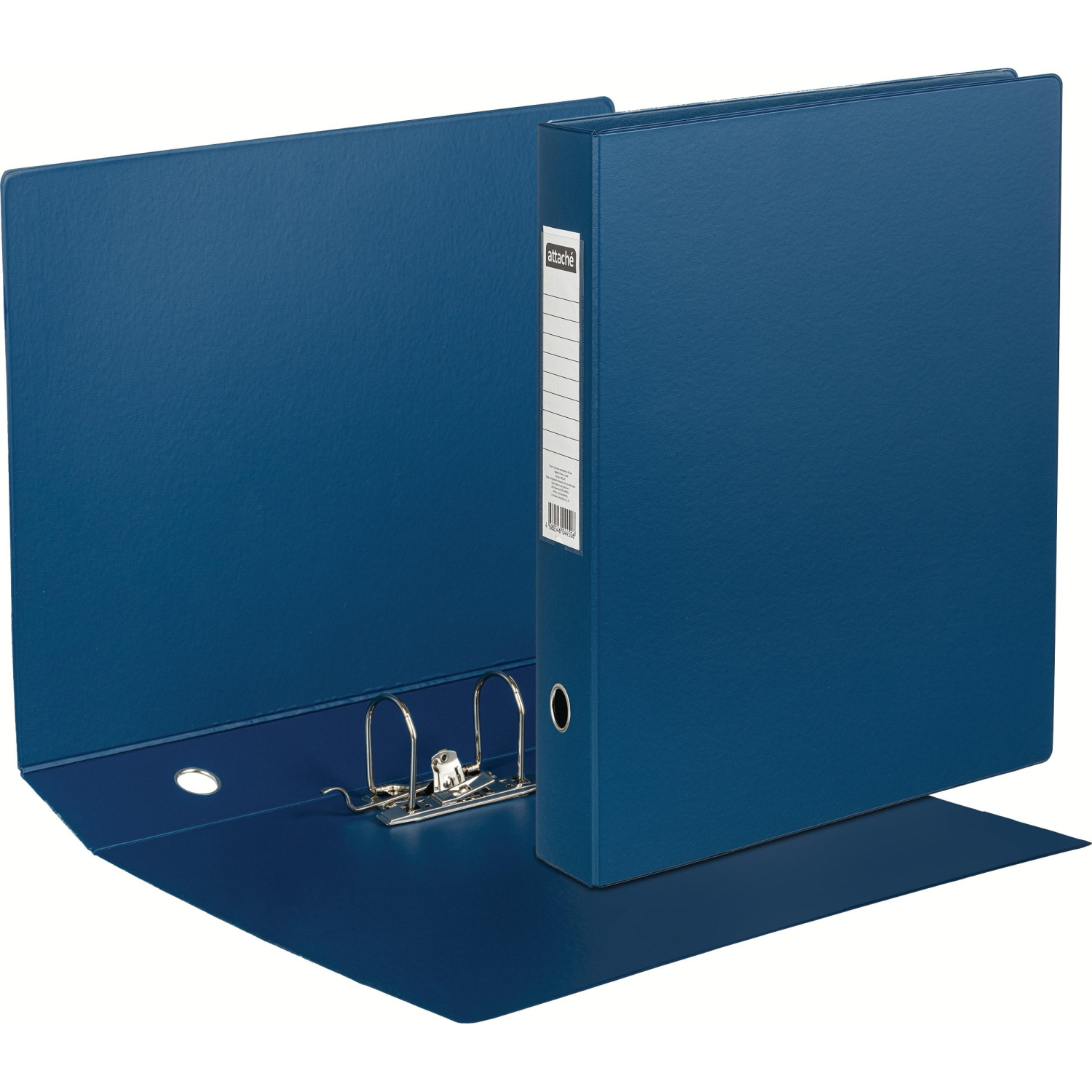Папка-регистратор Attache_A3_верт.80мм синий, ПБП2,карм.кор - фото 2