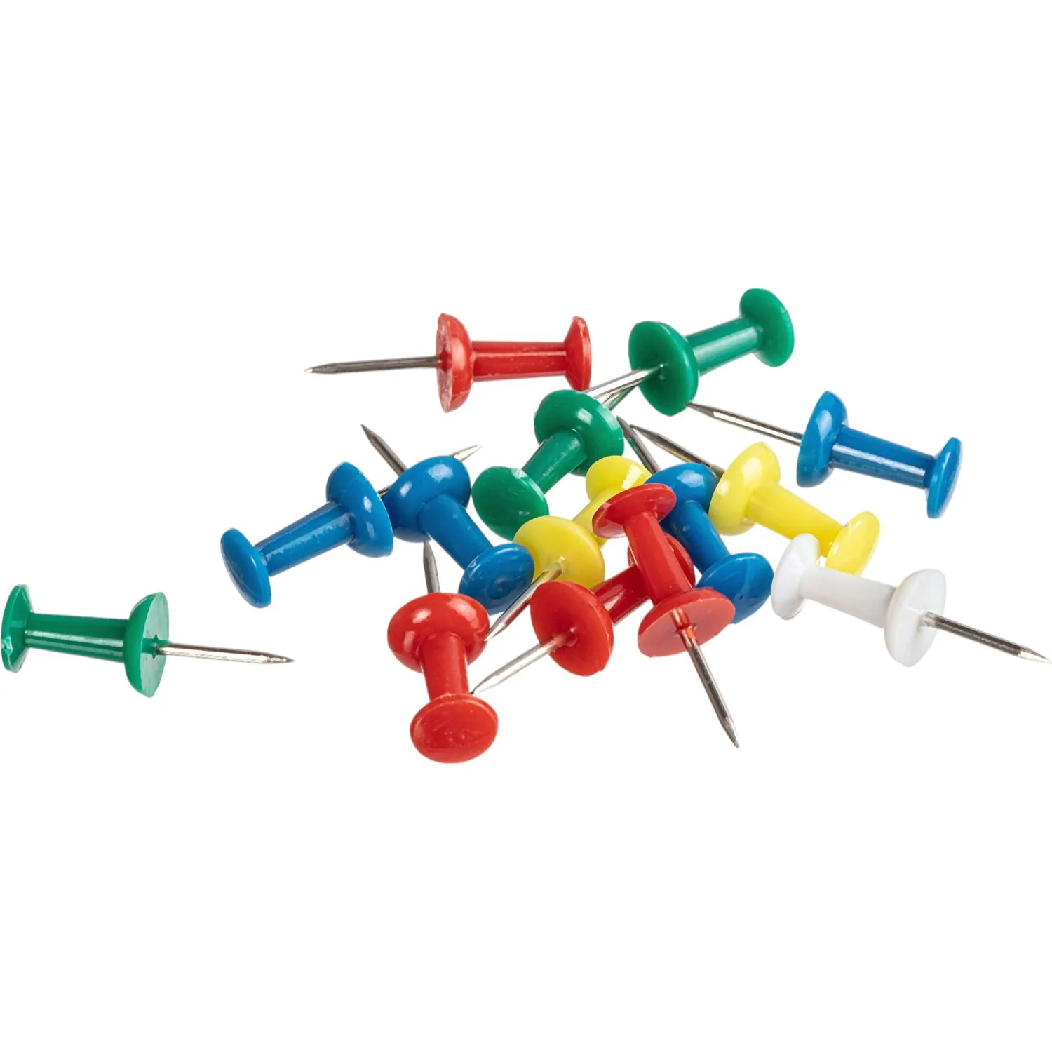 Кнопки силовые д/пробковых досок Attache Economy,пластик,ассорти,50шт/уп Кнопки силовые д/пробковых досок Attache Economy,пластик,ассорти,50шт/уп - фото 2