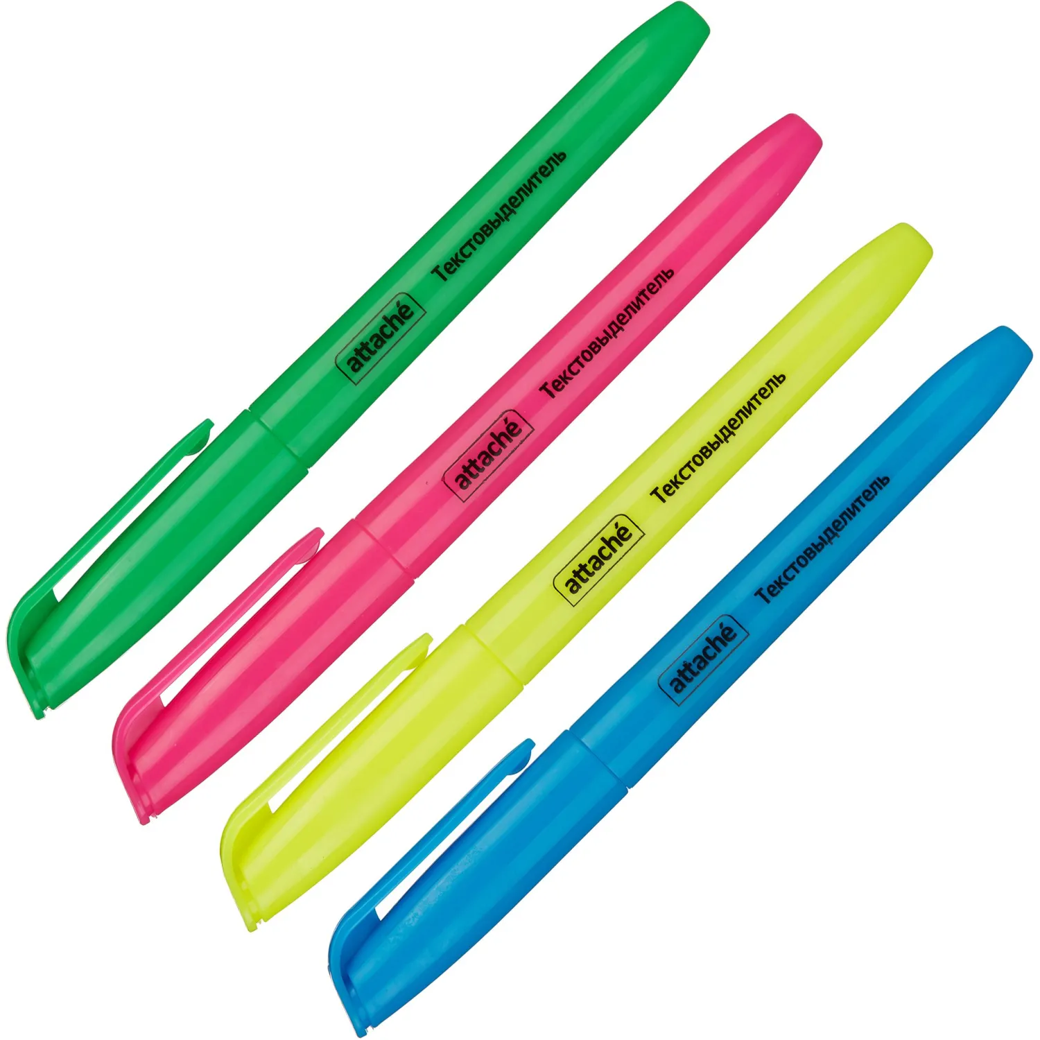Набор текстовыделителей ATTACHE набор 4цв. 1-3,9 мм - фото 3