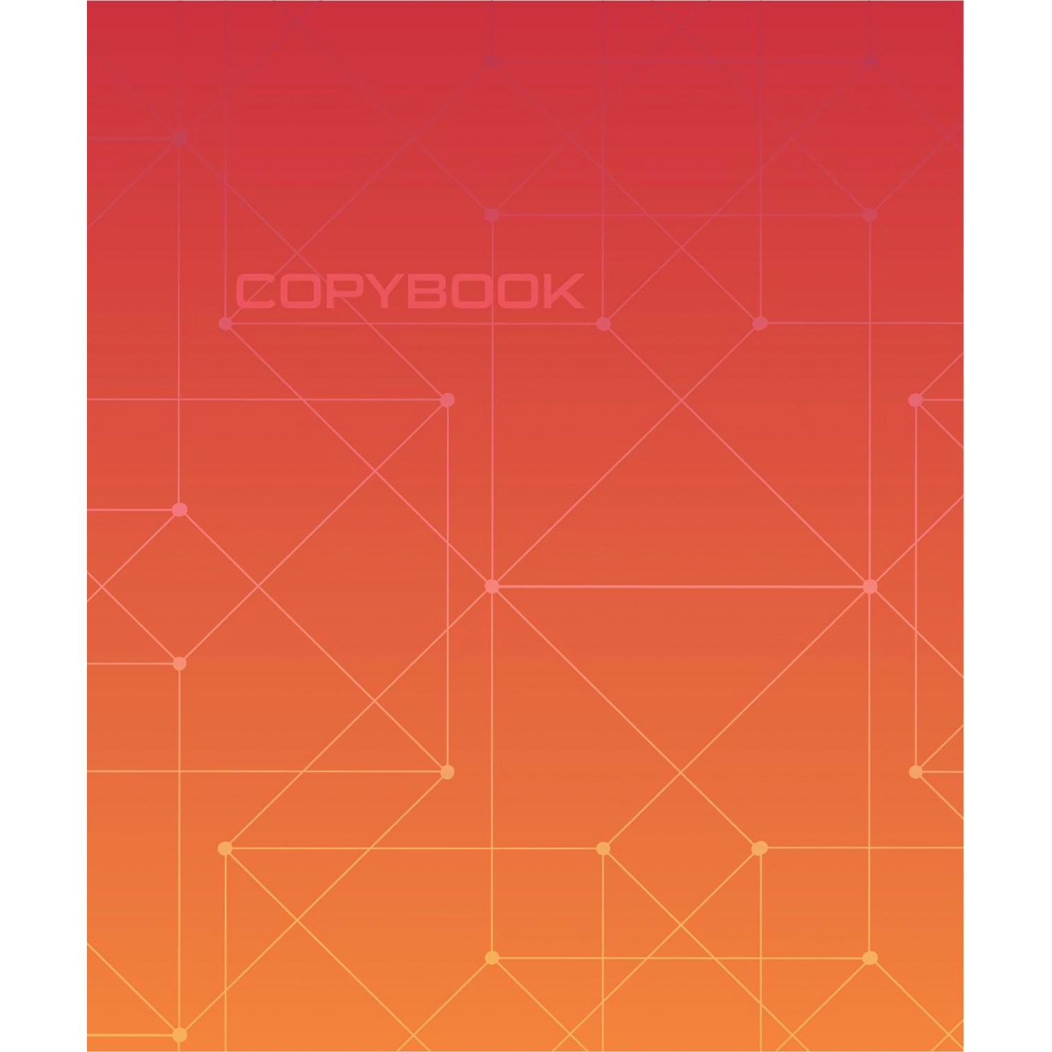 Тетрадь общая А5,48л,кл,скоб,блок-офсет-2 Attache Alpha фиол/красн вассорт - фото 3