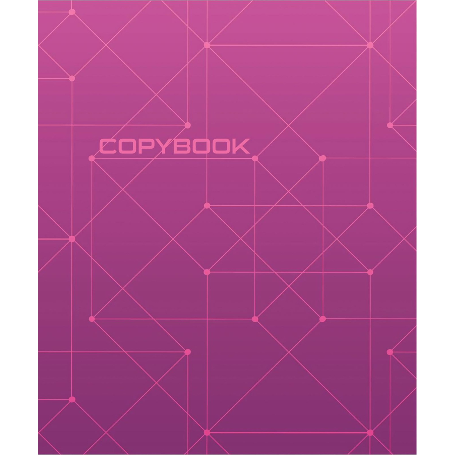 Тетрадь общая А5,48л,кл,скоб,блок-офсет-2 Attache Alpha фиол/красн вассорт - фото 4