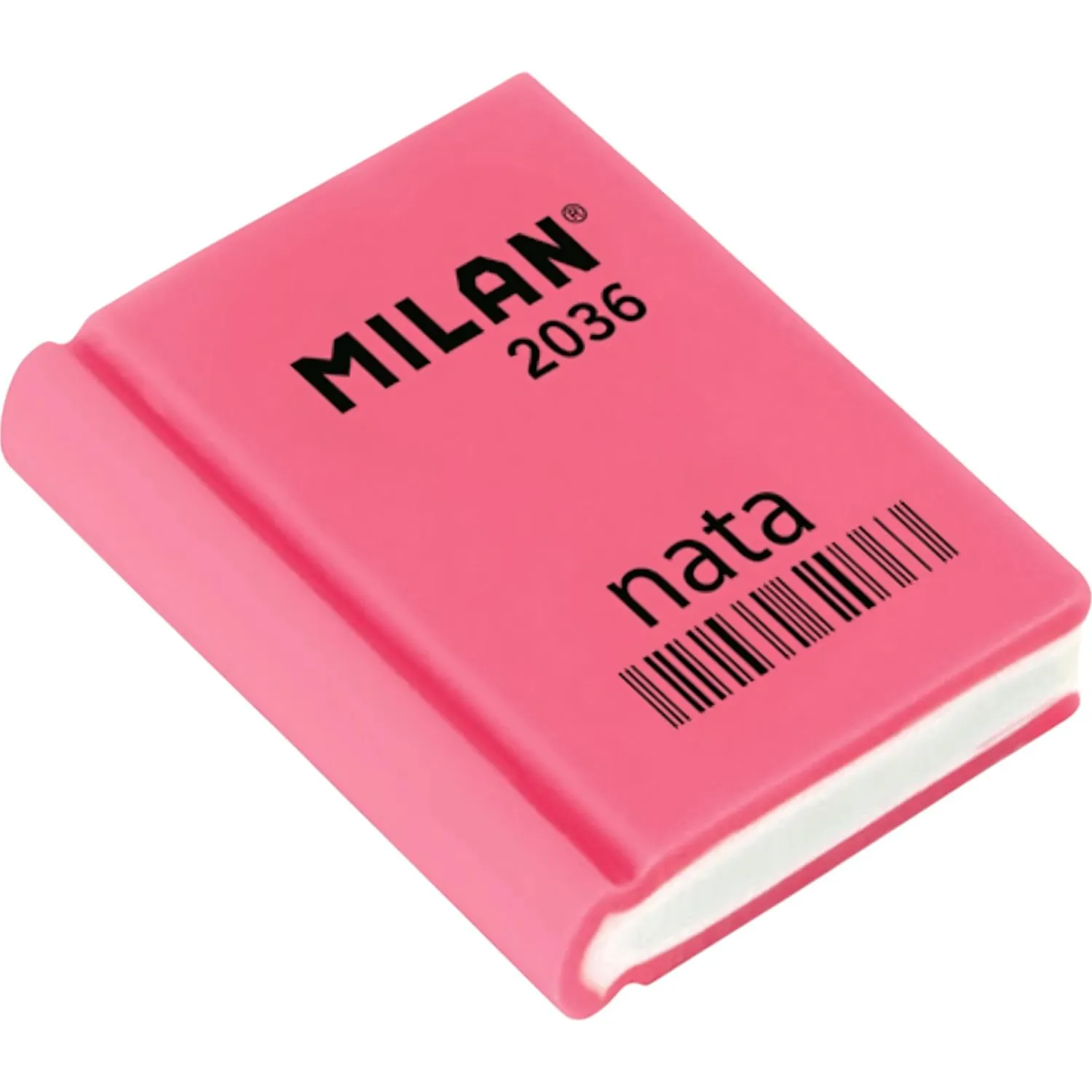 Ластик пластиковый Milan 2036 в форме книжки, цв. в ассорт - фото 4