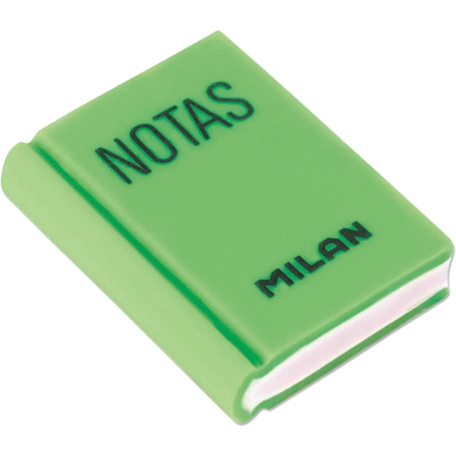 Ластик пластиковый Milan 2036 в форме книжки, цв. в ассорт - фото 5