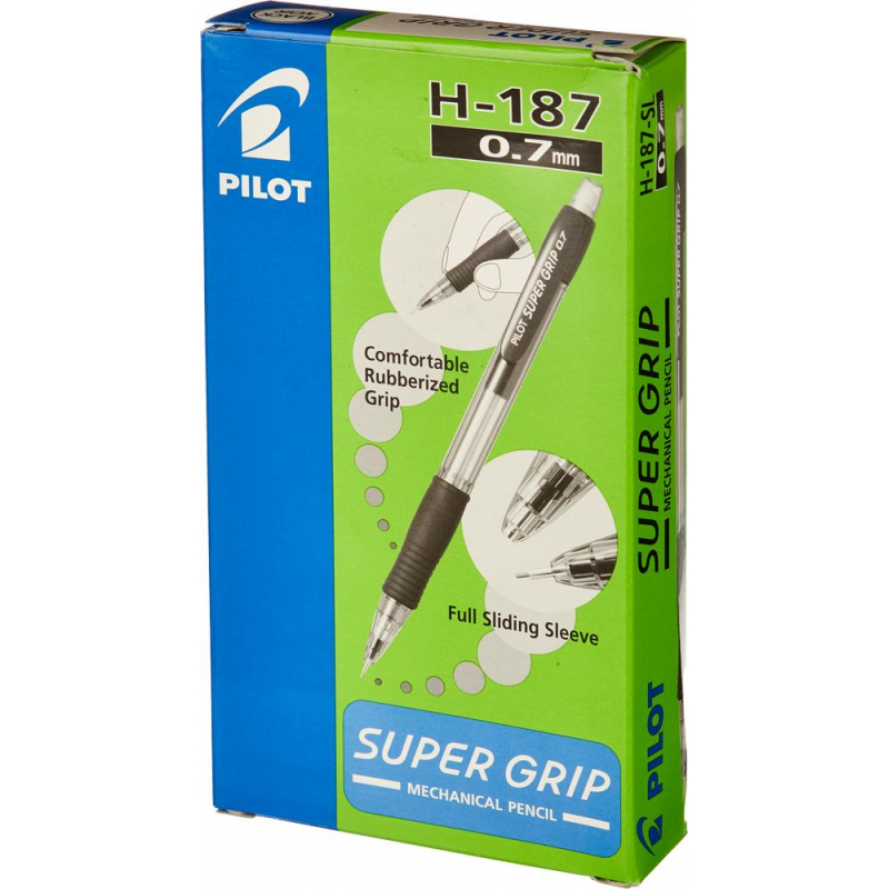 Карандаш механический PILOT H-187 0,7мм черный Япония - фото 7