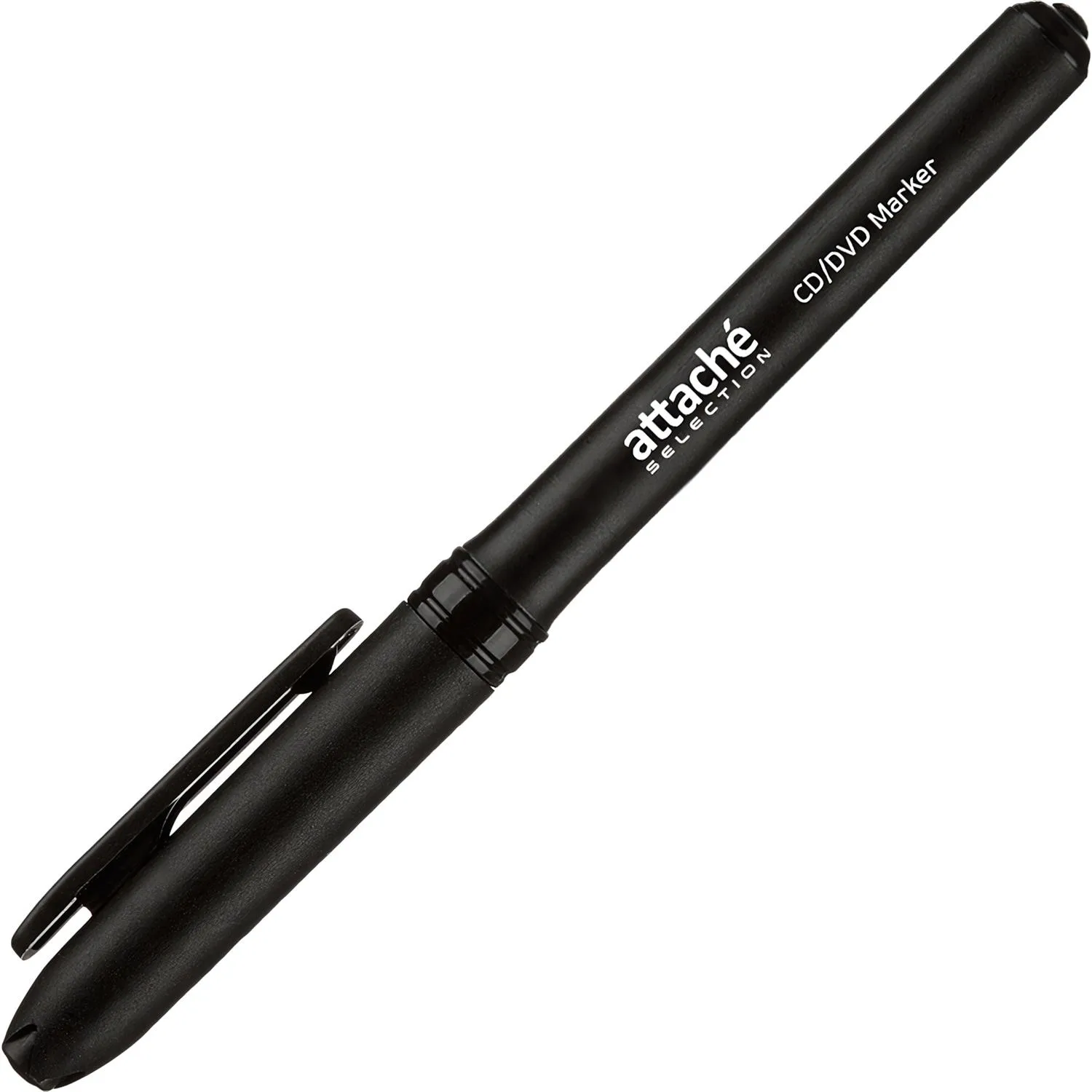 Маркер для CD Attache Selection c резиновой манжетой черный - фото 2