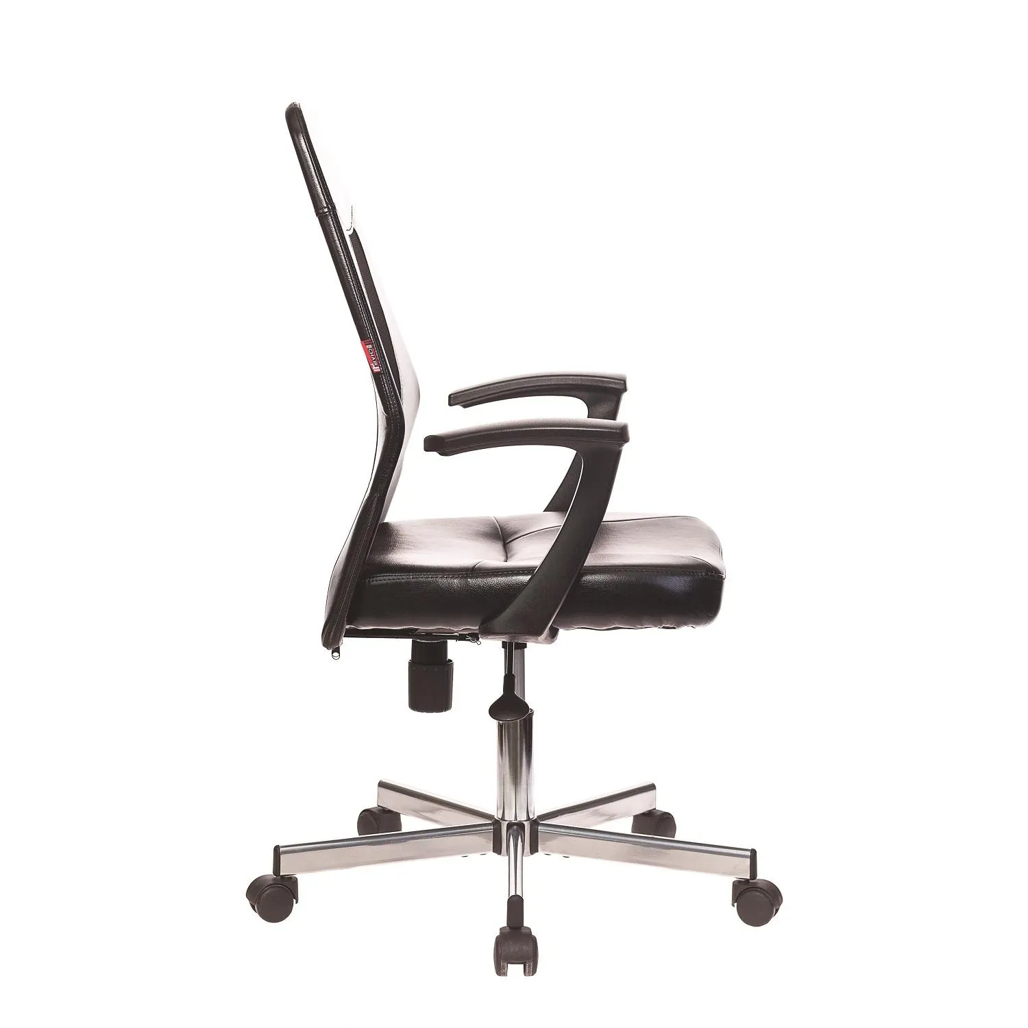 Кресло VB_EChair-225 DSL PTW к/з черный, сетка черная, хром - фото 5