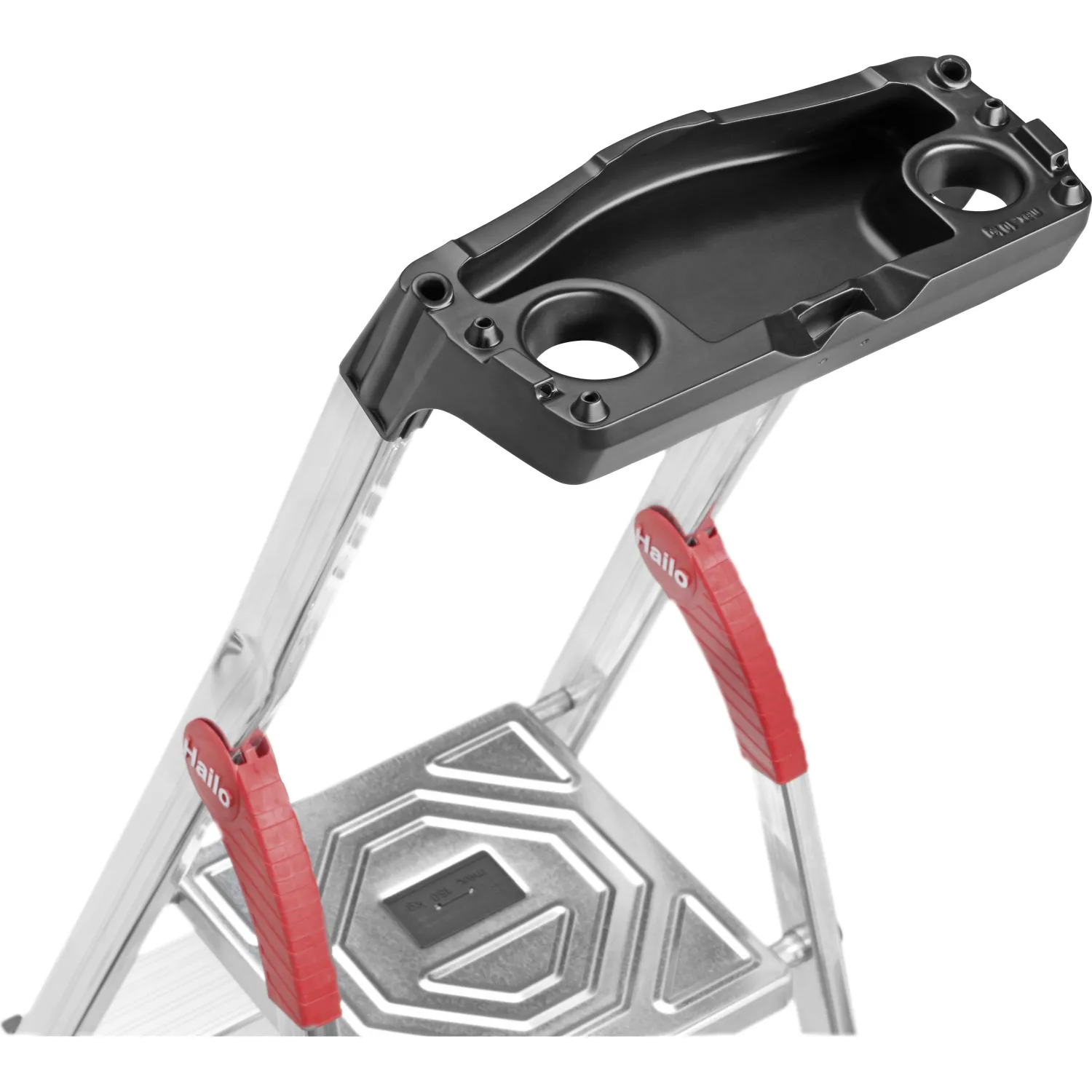 Стремянка HAILO L60 5 ступенек Н=280см с лотком, алюм (8160-507) - фото 7