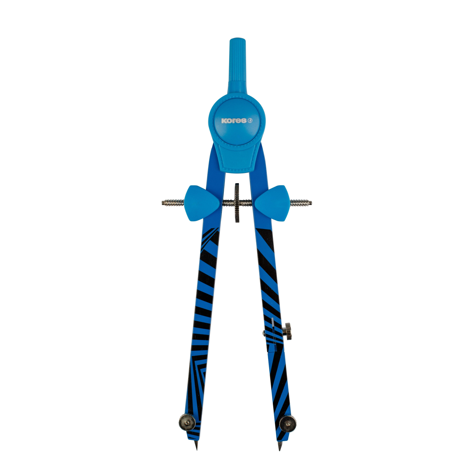 Циркуль Kores неоновый 170мм d260мм , цвета в асс, пл пенал - фото 1