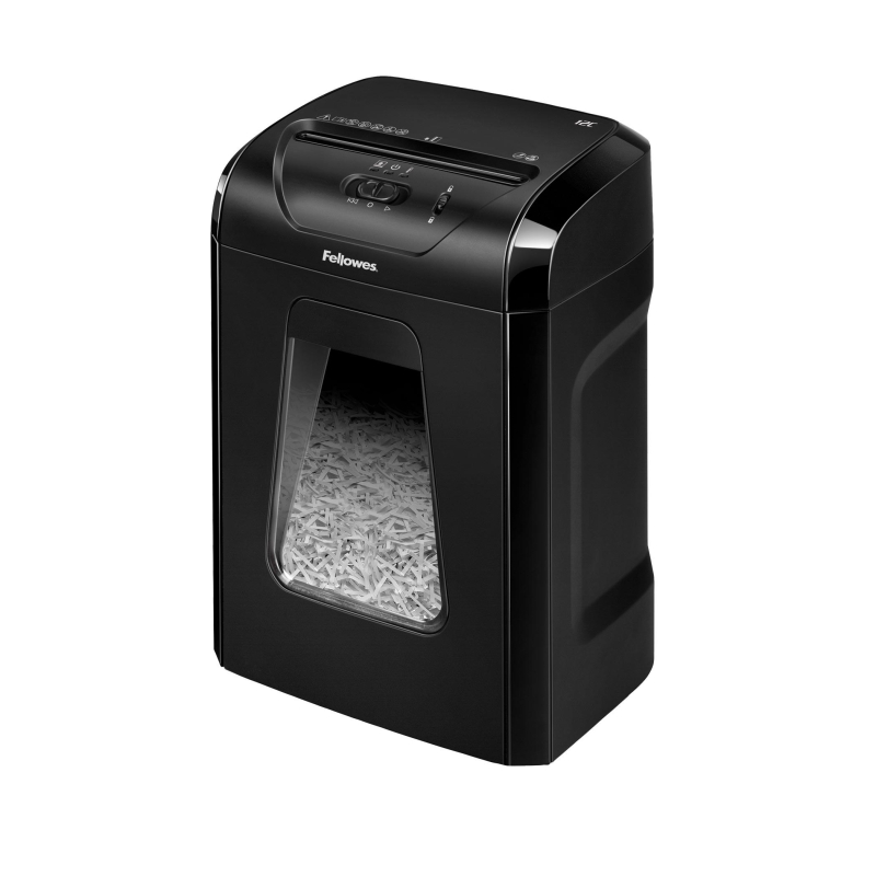 Шредер (уничтожитель) Fellowes Powershred 12C, 4ур.секр, 12лист, 18л - фото 1