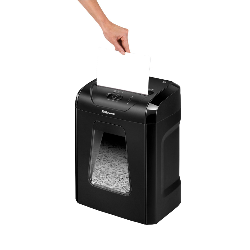 Шредер (уничтожитель) Fellowes Powershred 12C, 4ур.секр, 12лист, 18л - фото 4