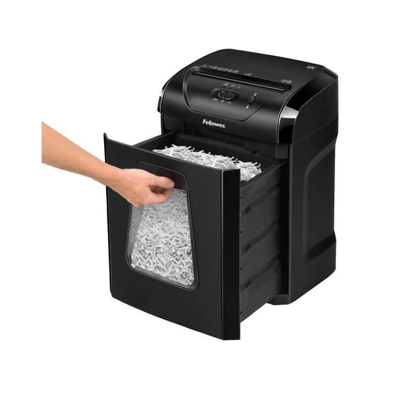 Шредер (уничтожитель) Fellowes Powershred 12C, 4ур.секр, 12лист, 18л - фото 5