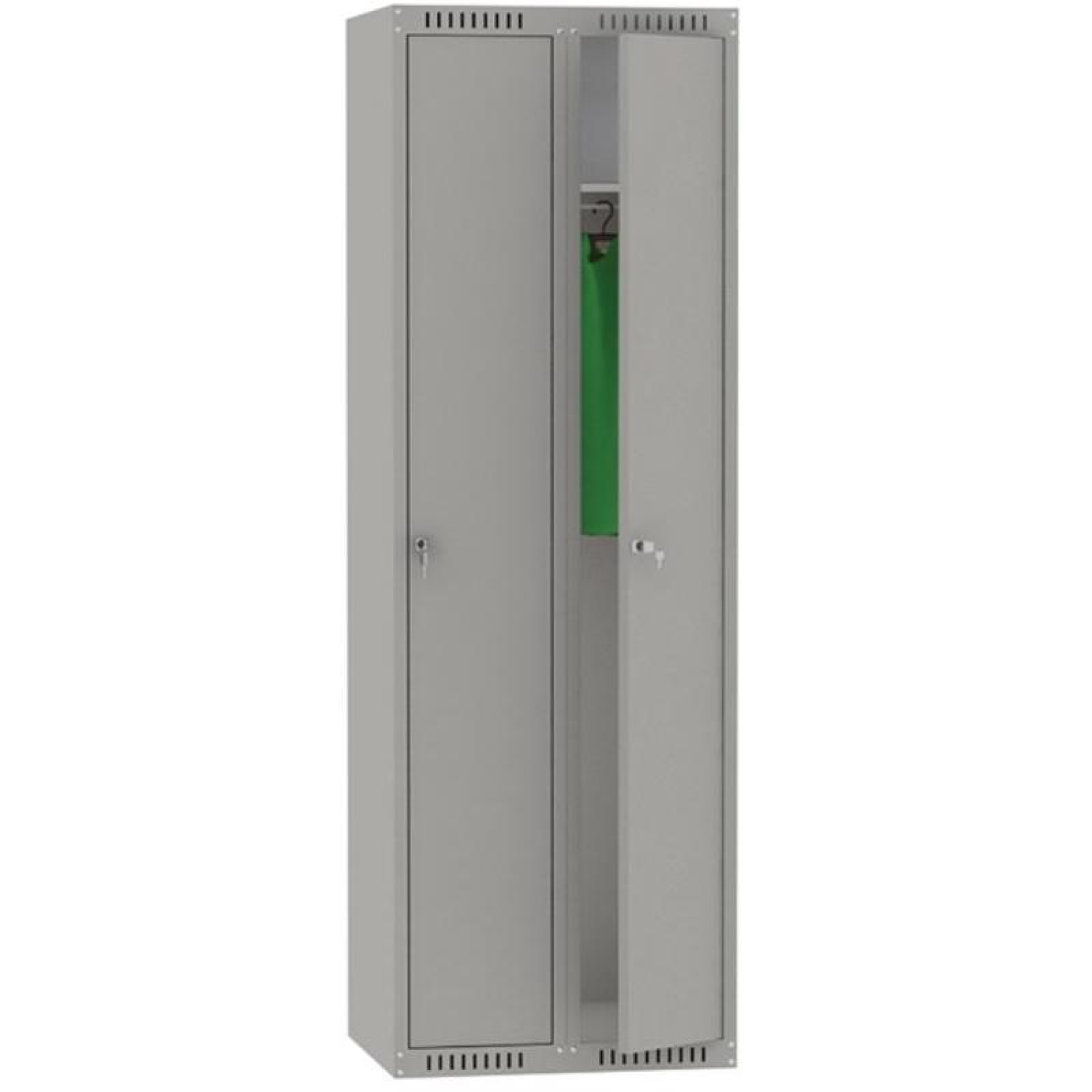 Шкаф для одежды металлический N_ШМС-281(800) 800х500х1820 - фото 1